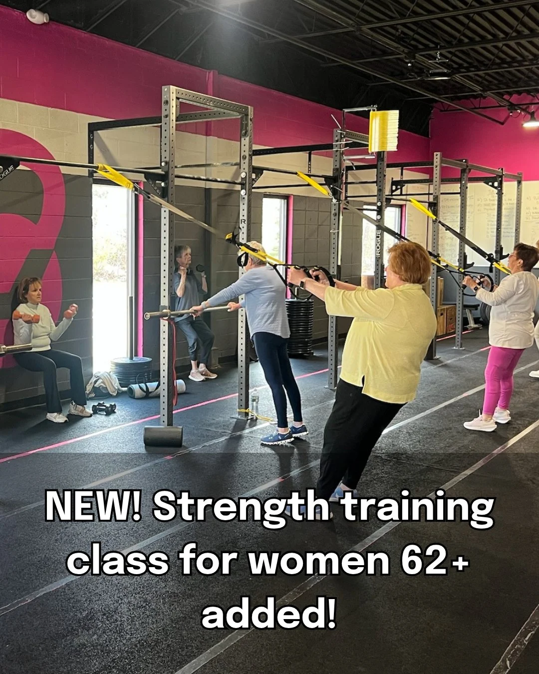 Our Masters group keeps growing, and we&rsquo;re adding another class time to meet the demand.⁠
⁠
Masters is designed for women 62+ who want to stay strong, mobile, and confident in how they move every day.⁠
⁠
Classes focus on:⁠
⁠
✅️ Strength trainin