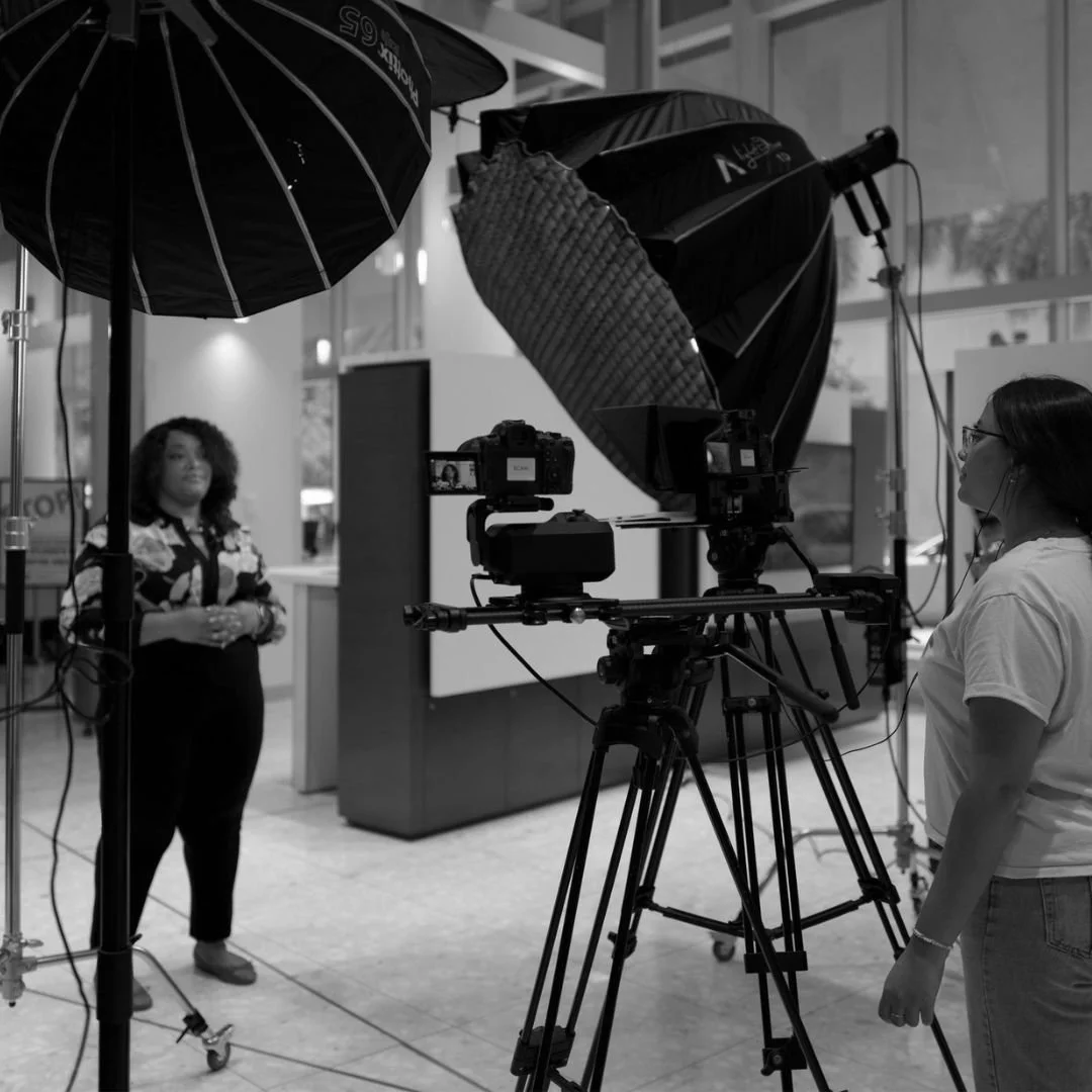 behind the scenes of filming Ads and organic content