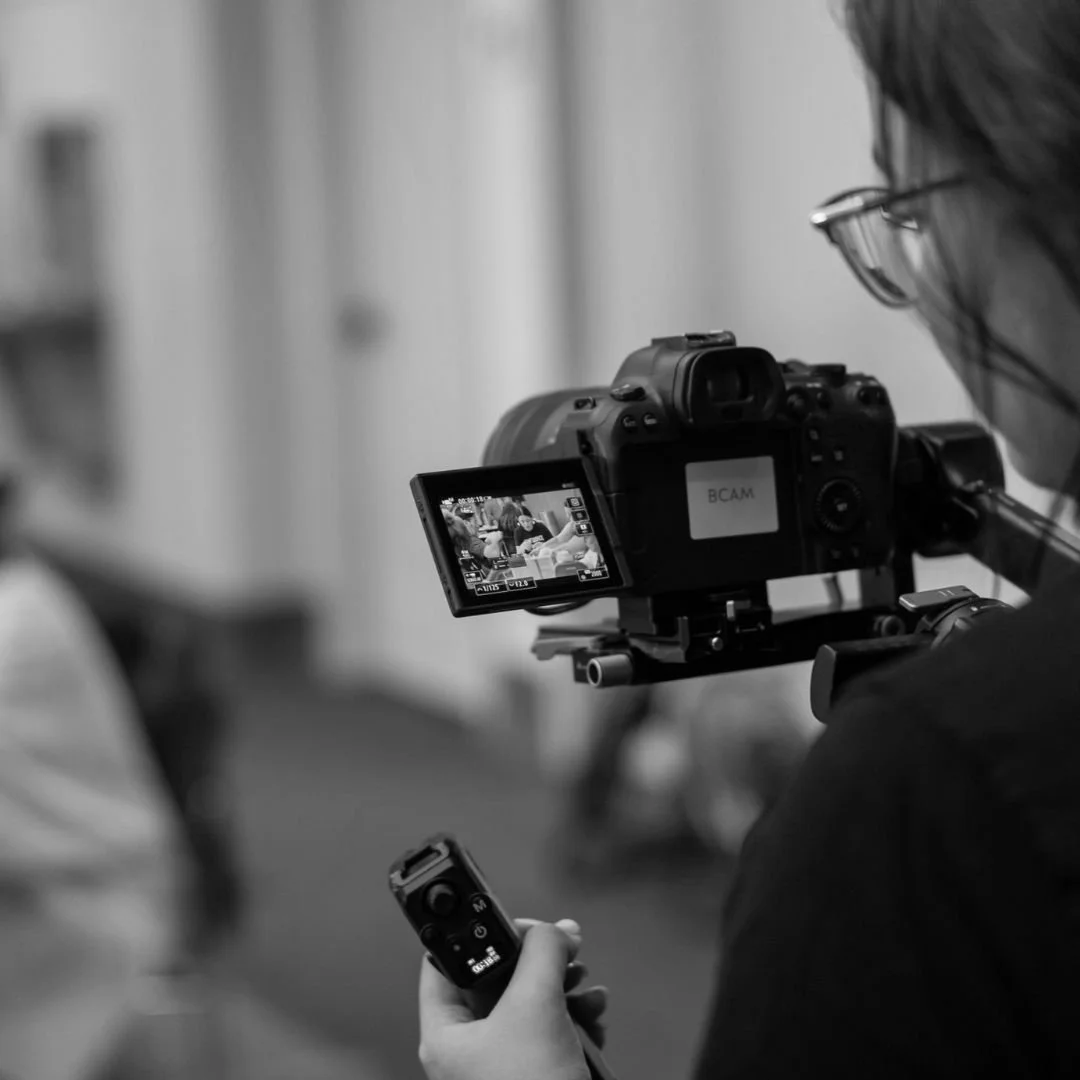 behind the scenes of filming brand footage library