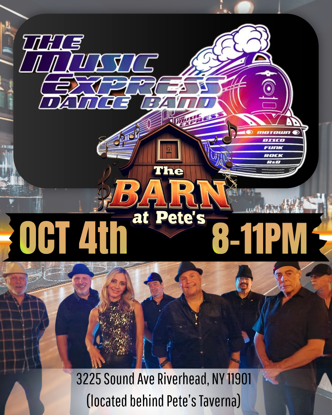 Music Express Dance Band at the Barn at Pete's