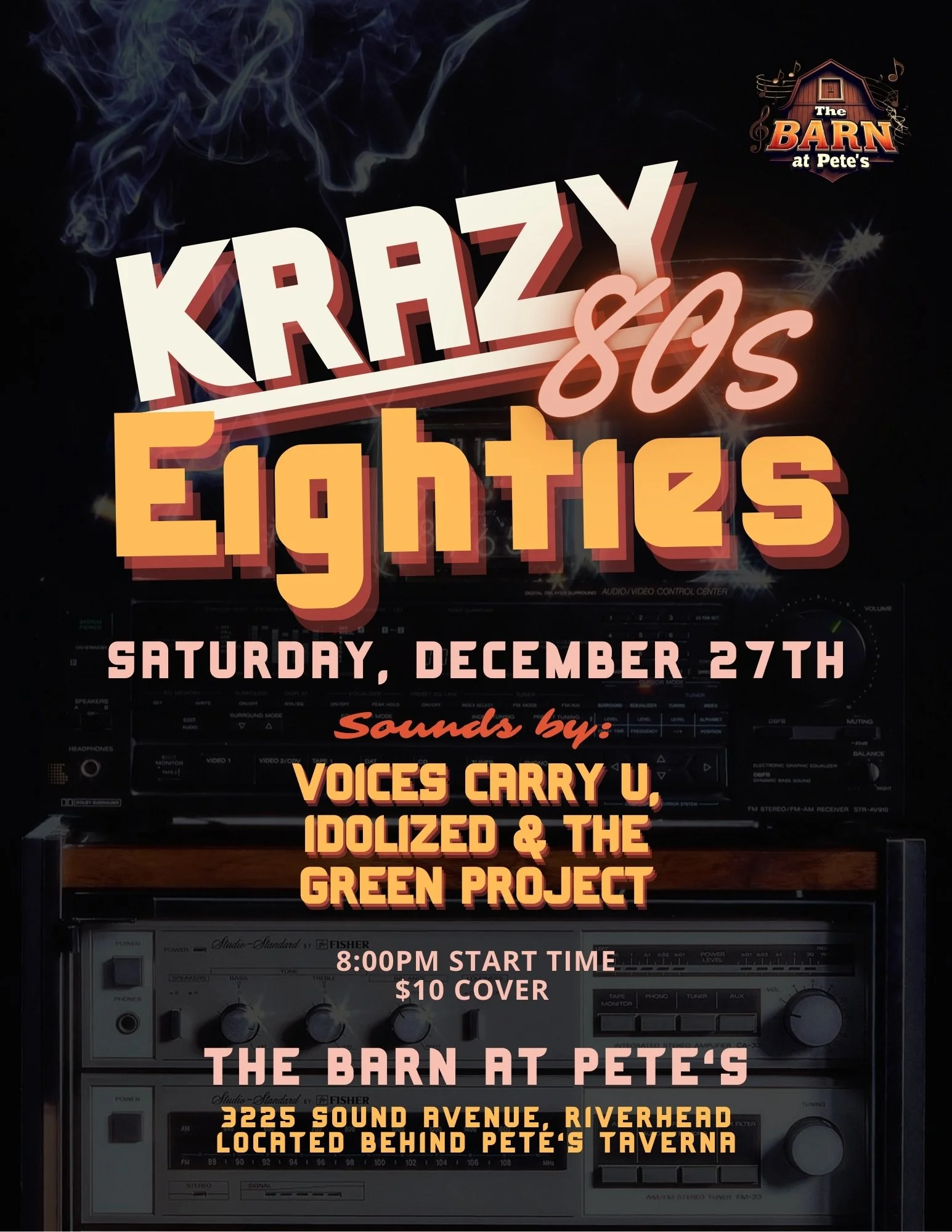 Krazy Eighties Band at the Barn