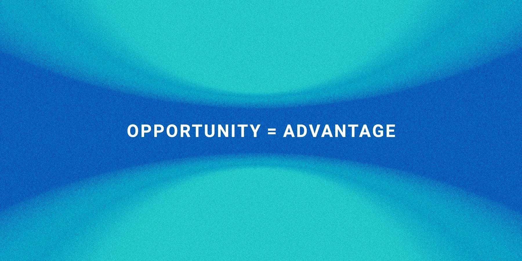 When One Opportunity Becomes a Collective Advantage