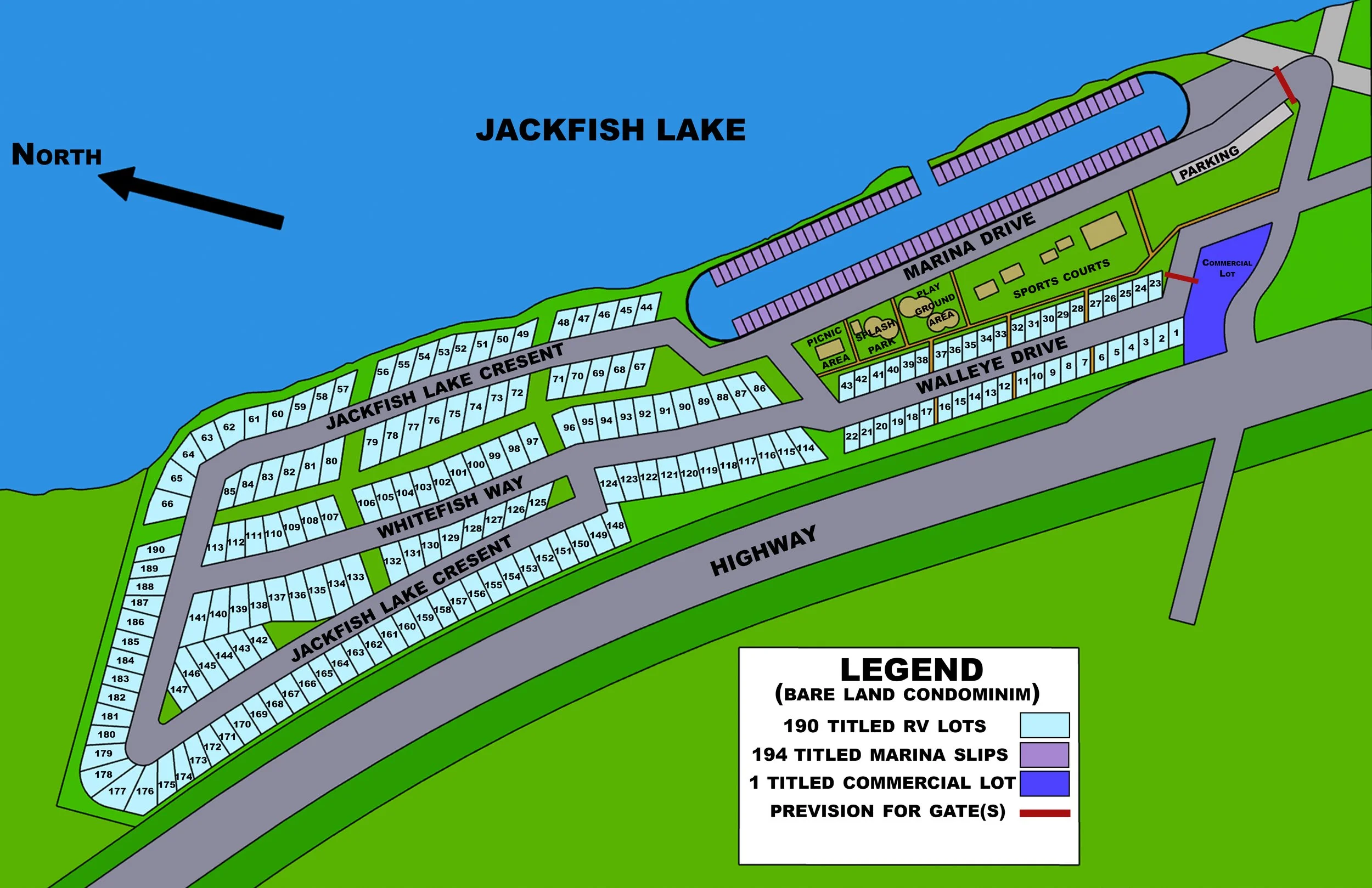 200 Lot & Marina Subdivision