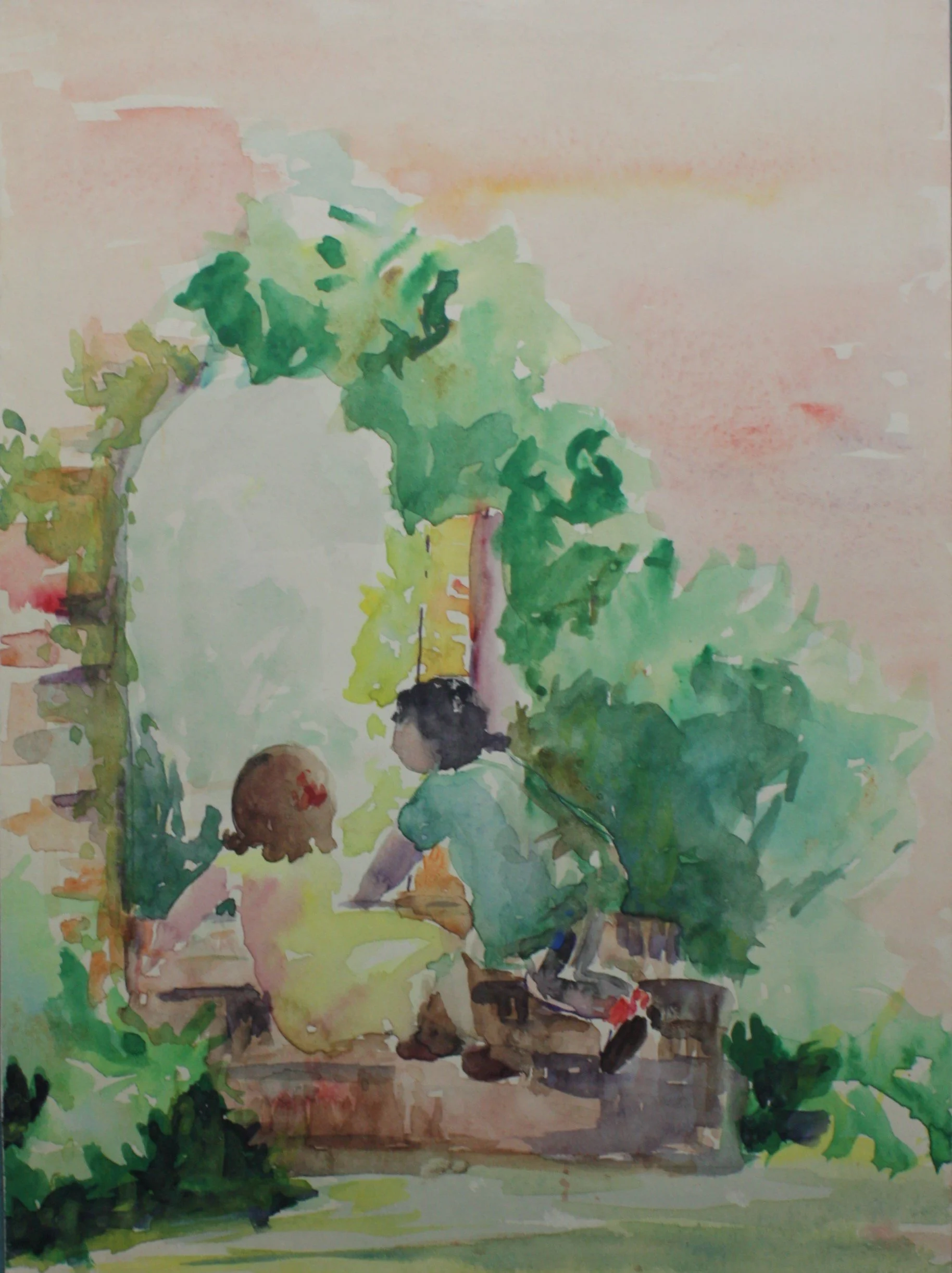 Watercolor by Barbara Maysles