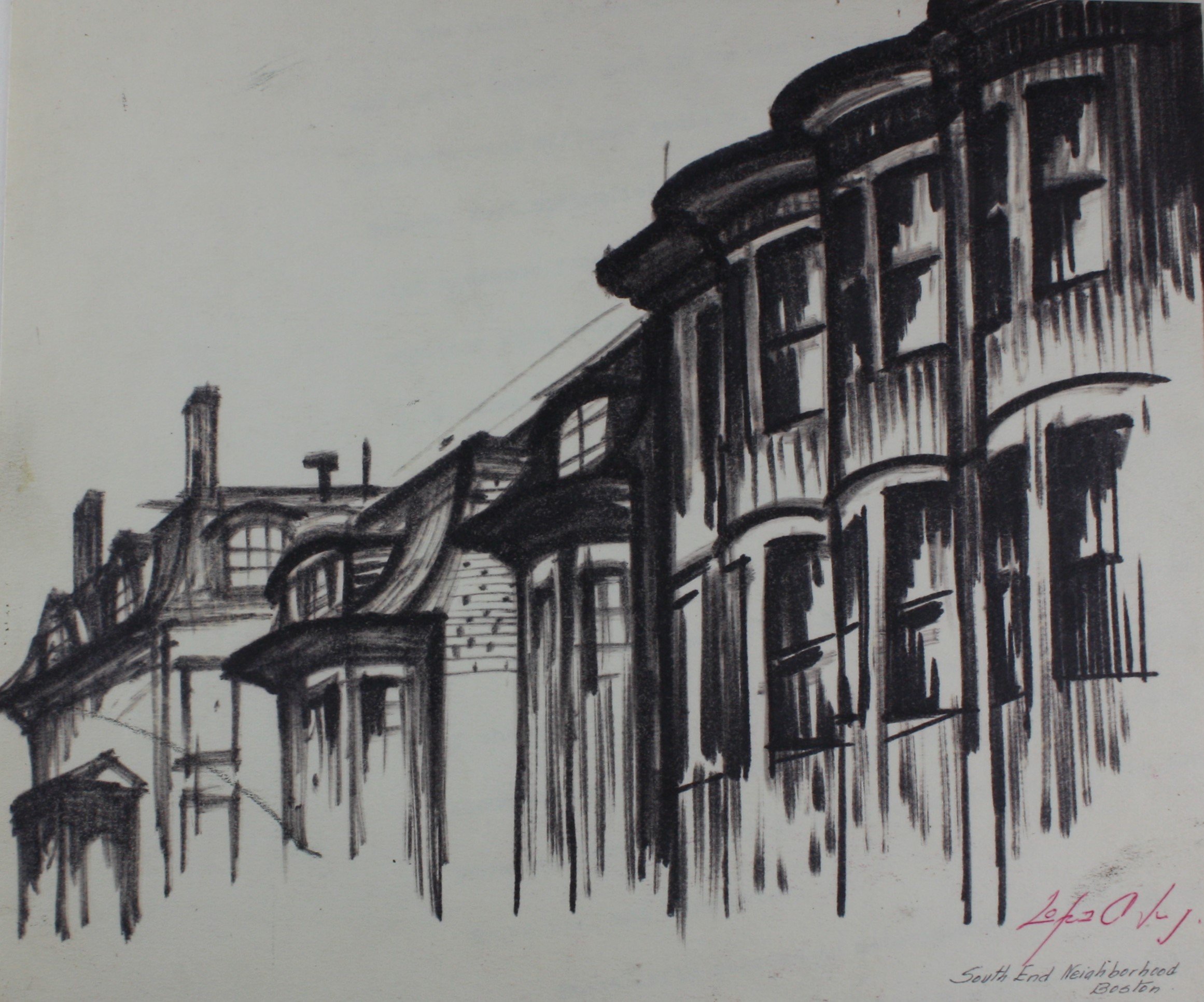 Pen Drawing by O. Lopez