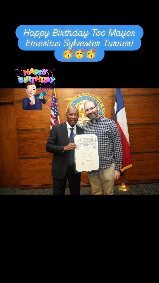 Happy birthday to Mayor Emeritus @sylvesterturner Sylvester Turner is an incredibly kind, caring, and generous person. Wishing you a fantastic day filled with joy and celebration!
CC @jeffsyptak
Kind regards from Adam Farris
Autism advocate and