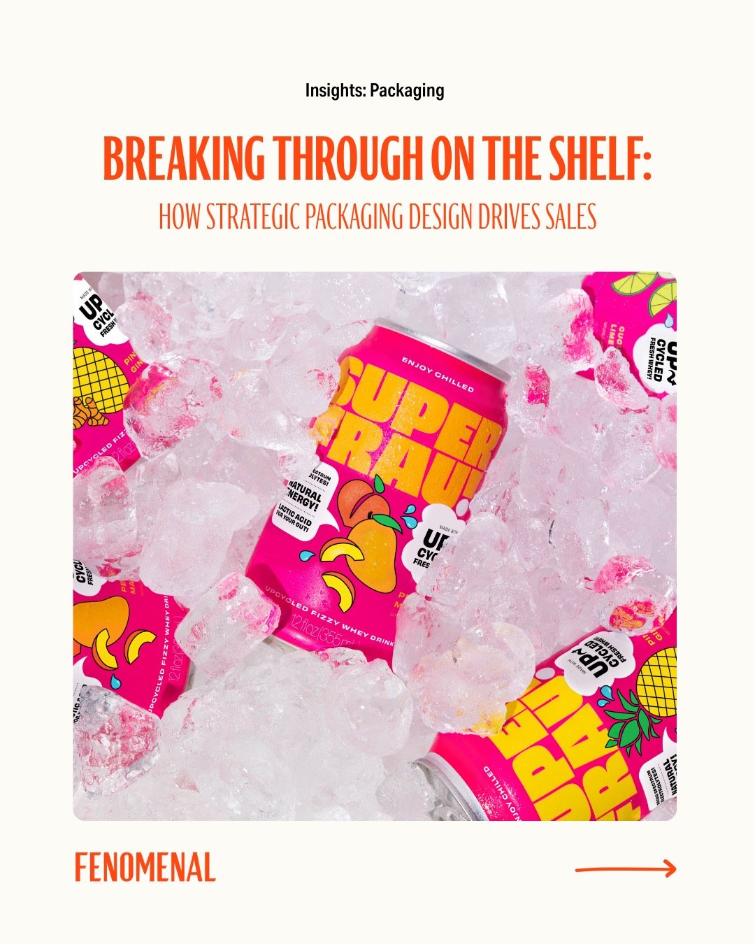 Breaking Through on the Shelf: How Strategic Packaging Design Drives Sales.

In today&rsquo;s world, you only have 5 seconds to grab the shopper&rsquo;s attention. This is where packaging can help you stand out on the shelf 🧃

When it comes to packa