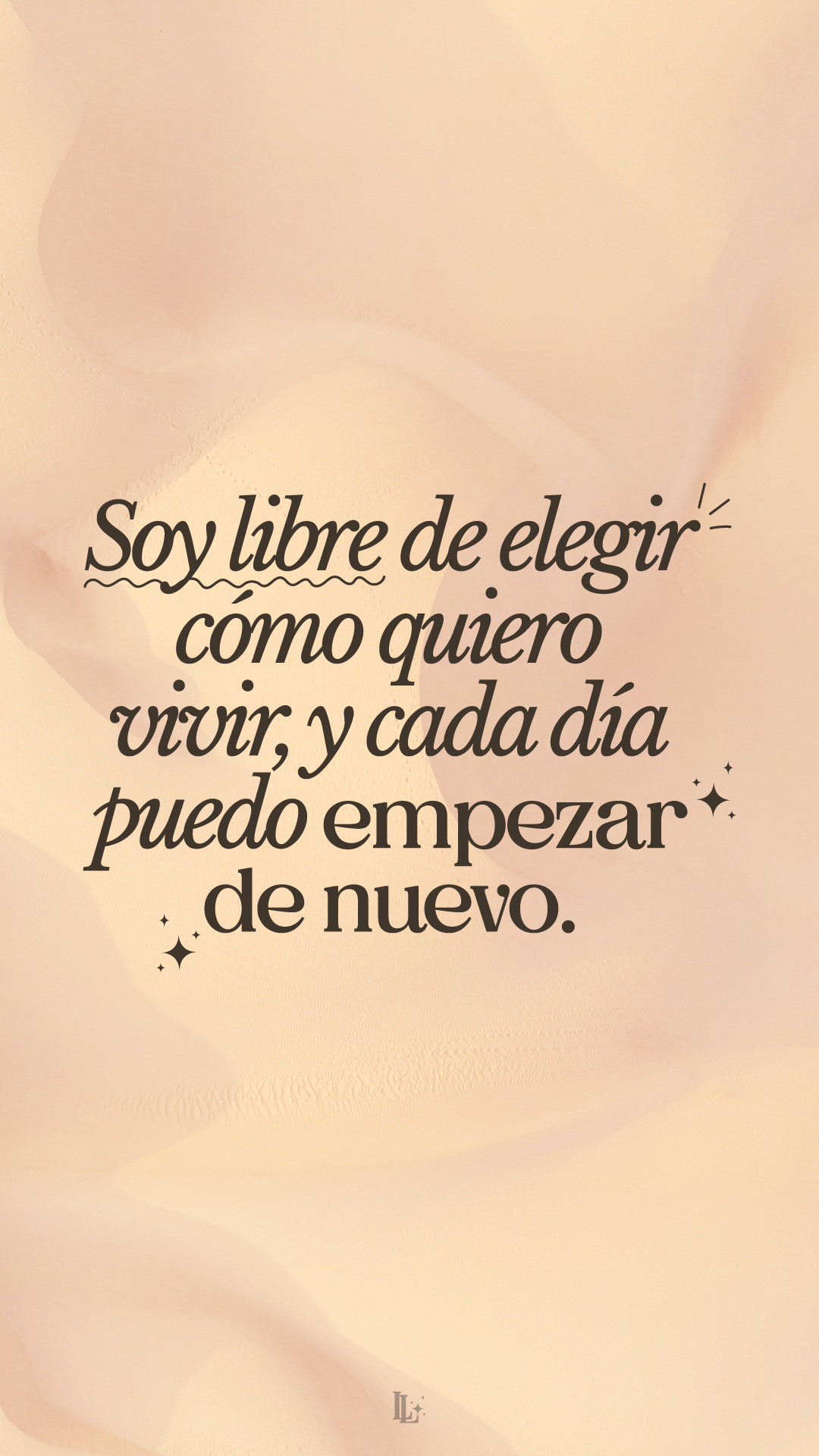 PARA NO OLVIDAR QUE QUE SIEMPRE HAY
OPORTUNIDAD DE RESETEAR Y ELEGIR DIFERENTE: