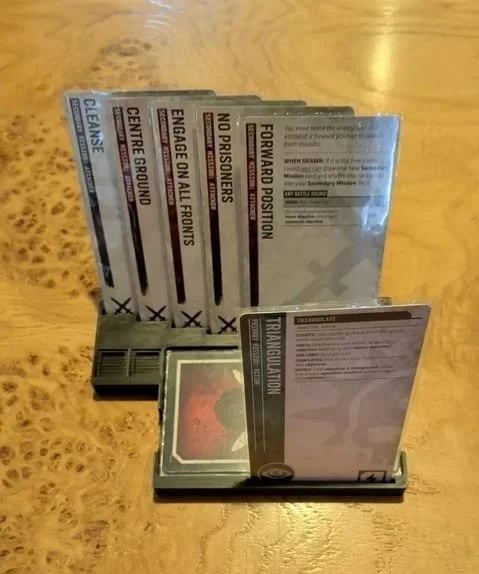 Card deck holder designed for 11th edition.