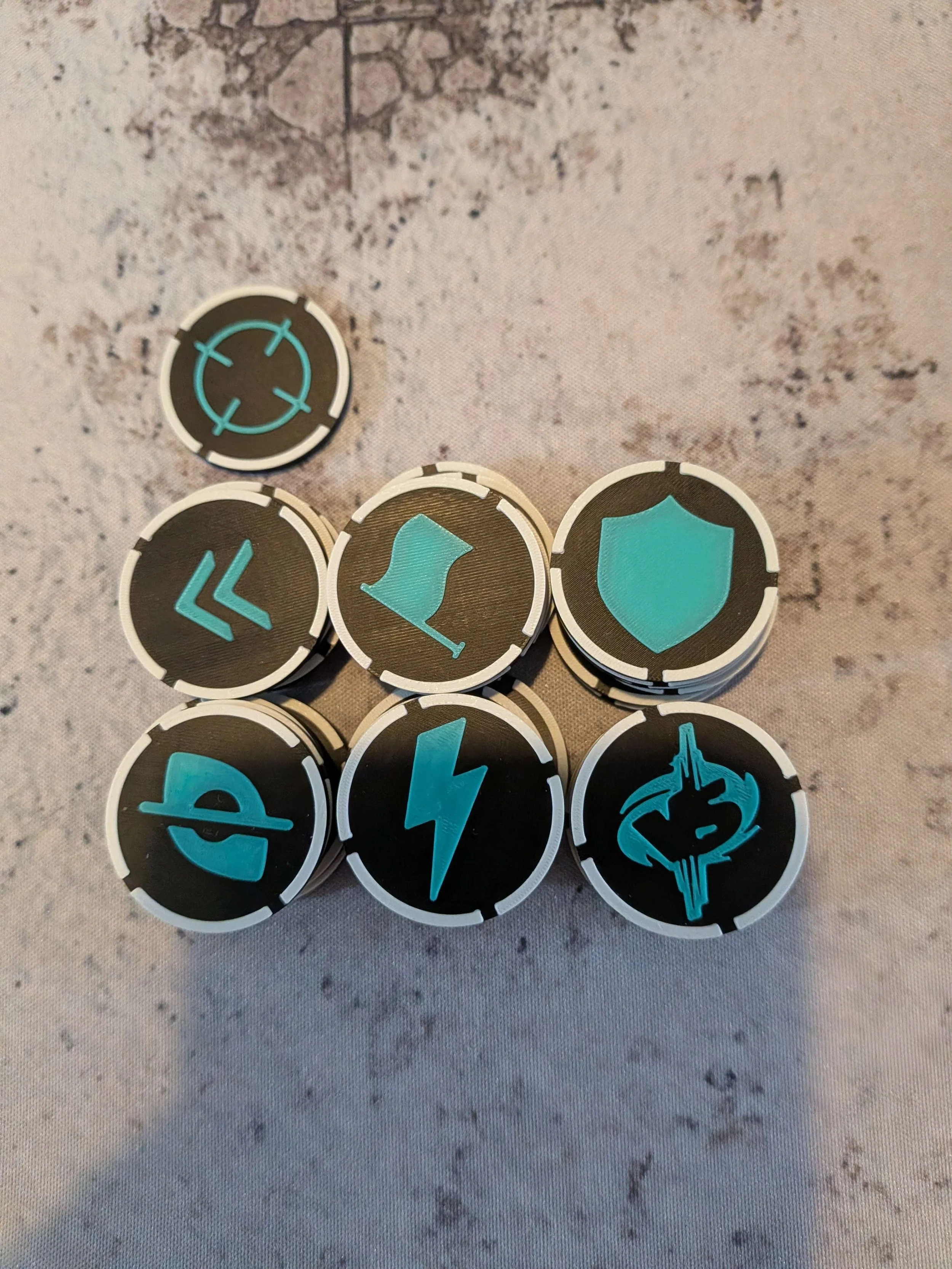 11th edition Tokens and storage box