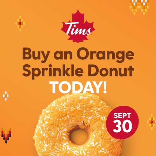 Support IRSSS with an Orange Sprinkle Donut