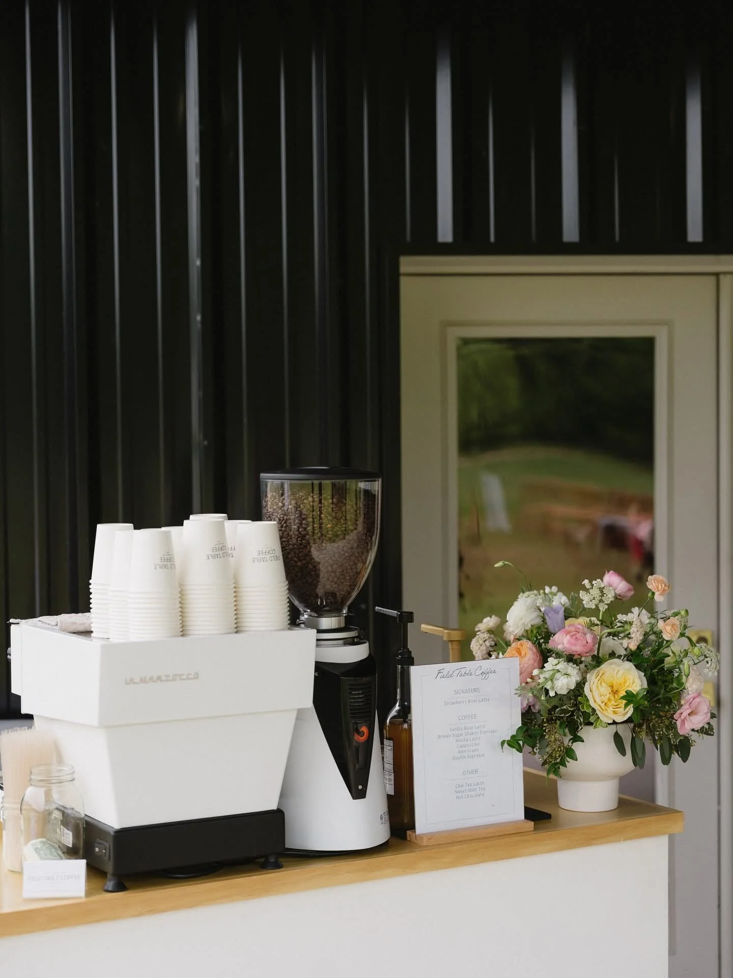 mobile espresso bar for wisconsin weddings