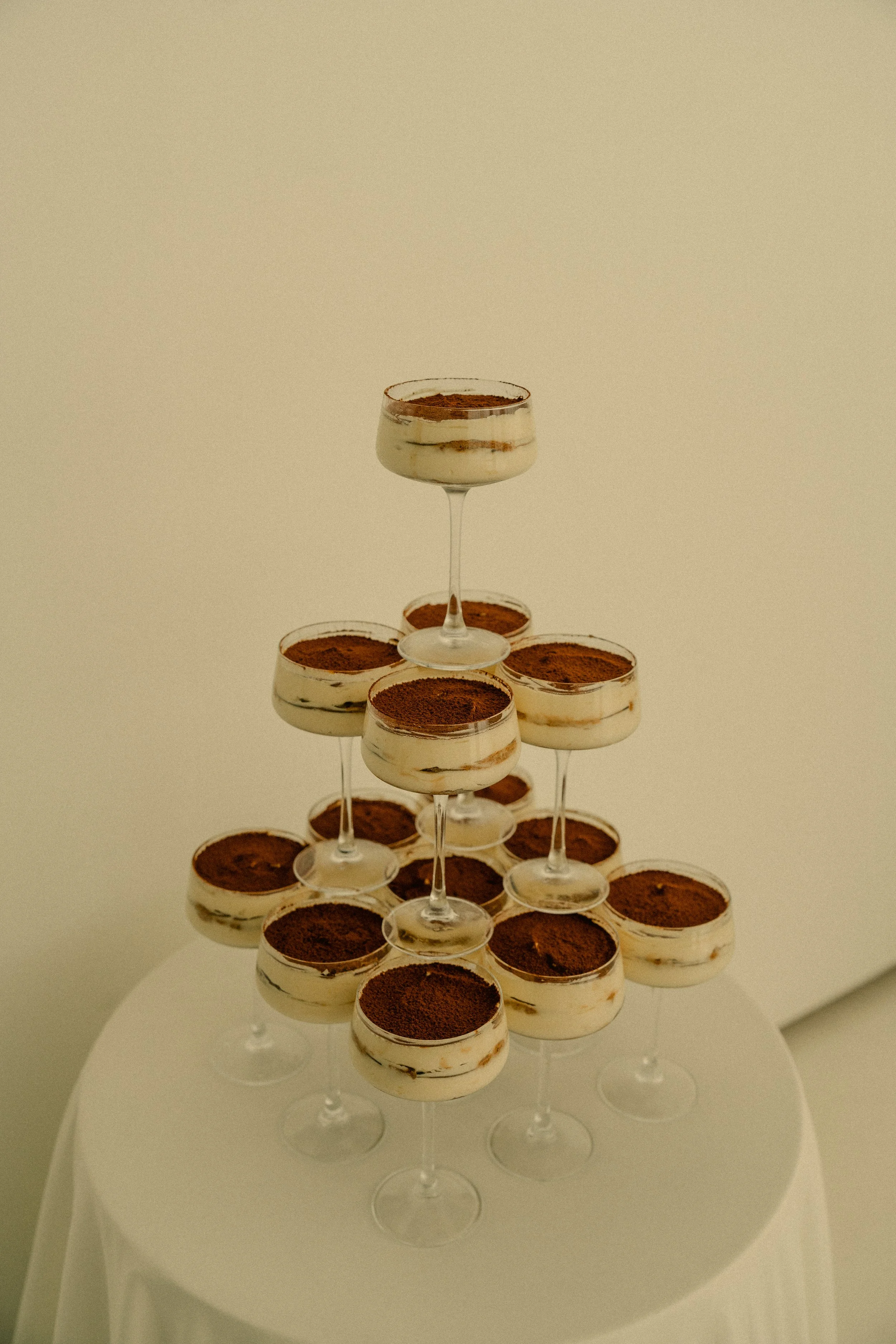 tiramisu tower for weddings in milwaukee