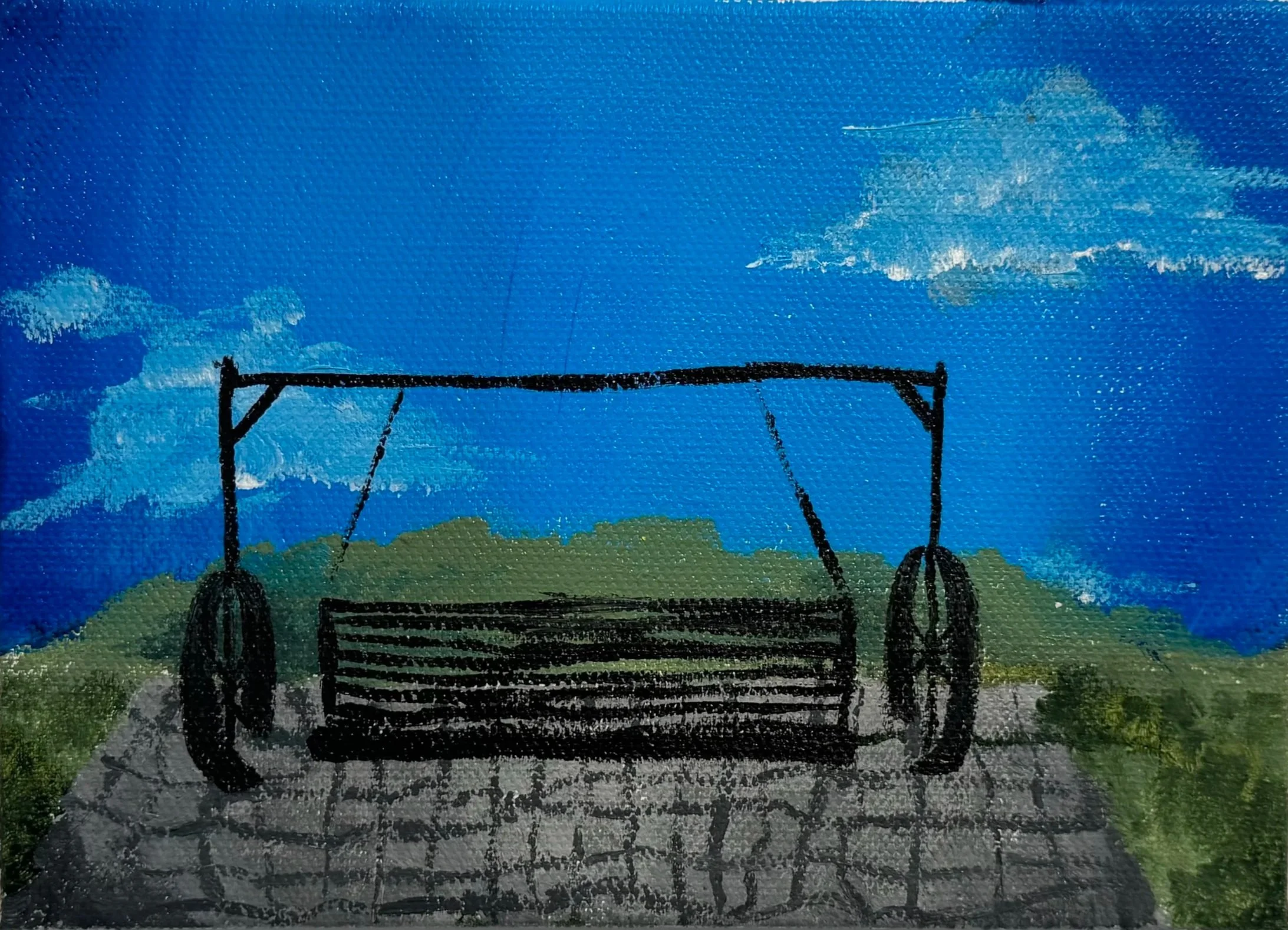 Swing by the Pond (with and without company)