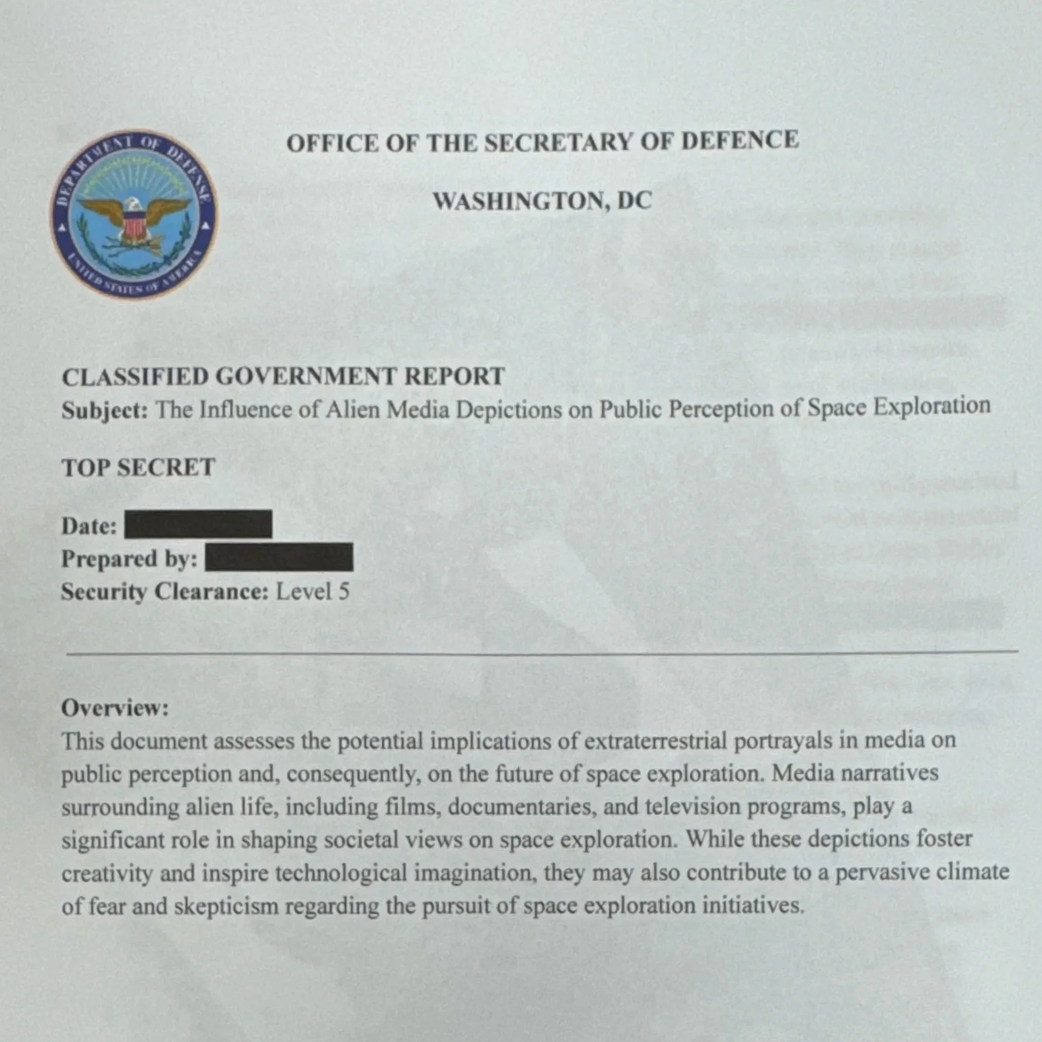 Space, the Final Frontier