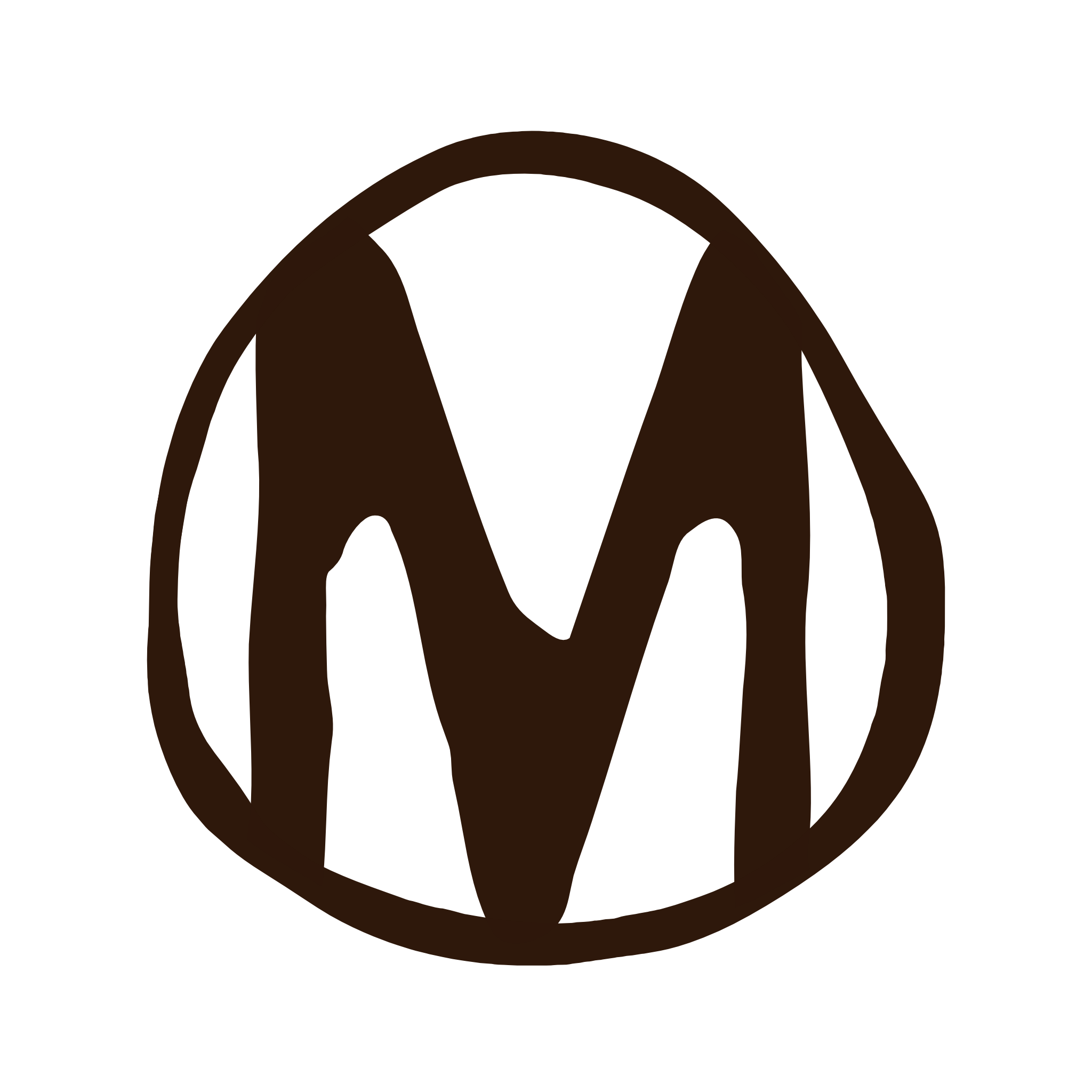 Minna Design House logo — a bold M mark in a circle