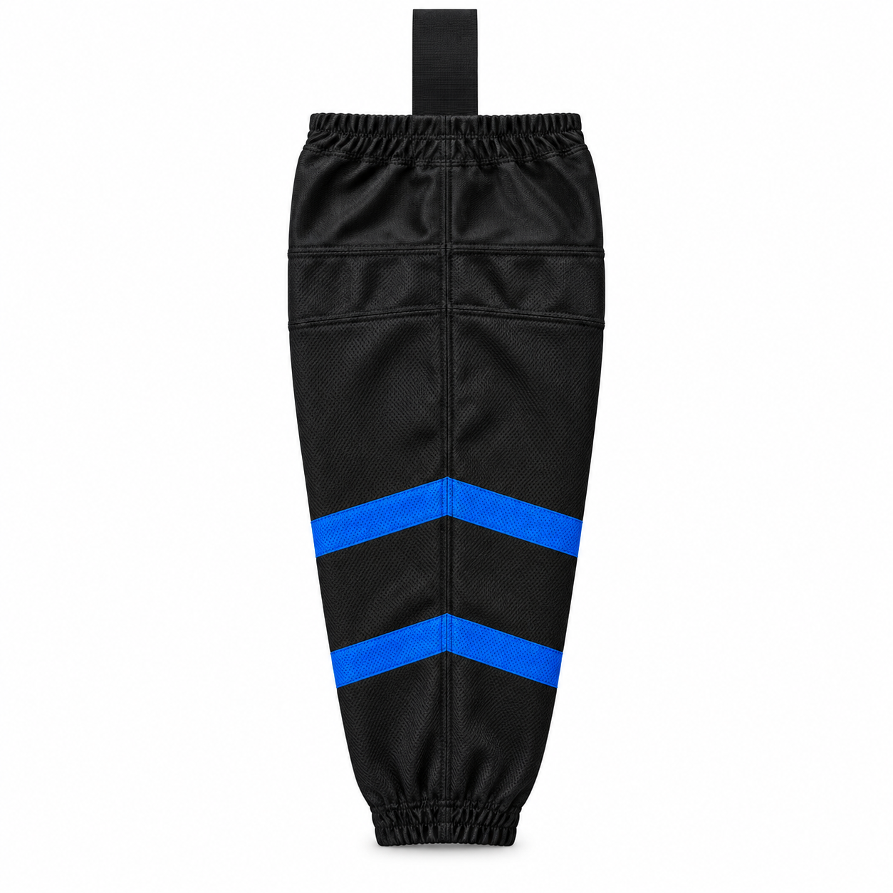 Black hockey sock with two blue stripes-1.png