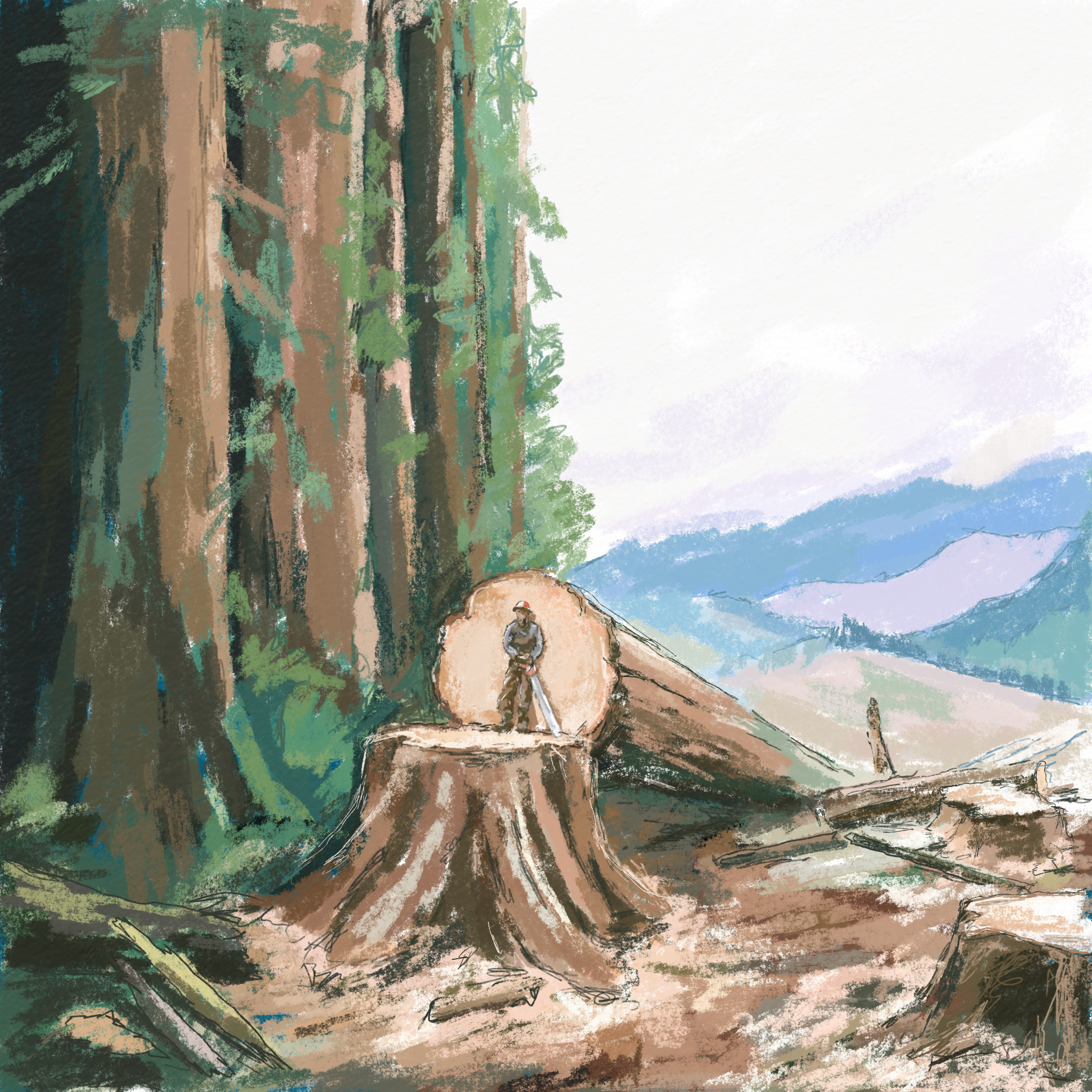 RUSSELL WELLNER SHARES THE TRUE STORY OF A RETIRED LOGGER ON “JAMES’ SONG”