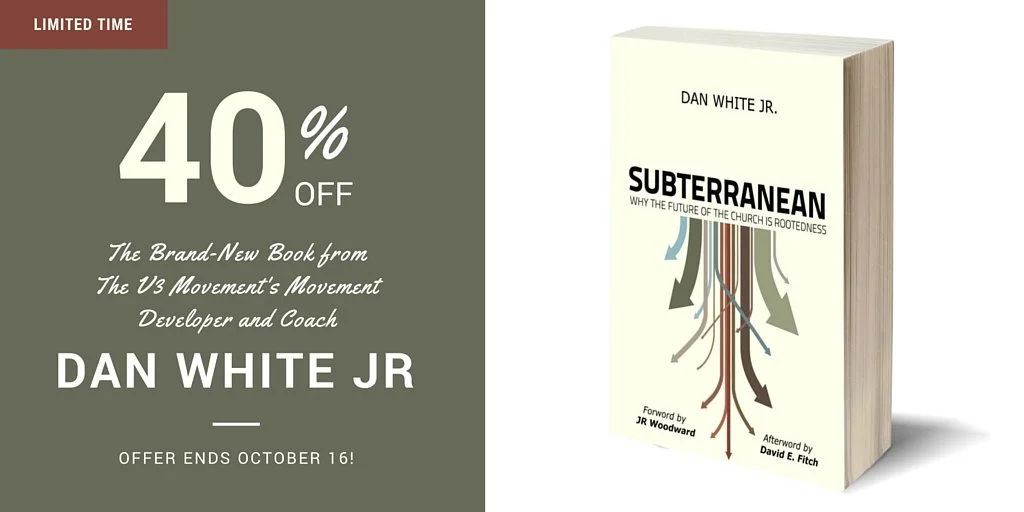Limited Time Offer! 40% off Dan White Jr.'s New Book Subterranean