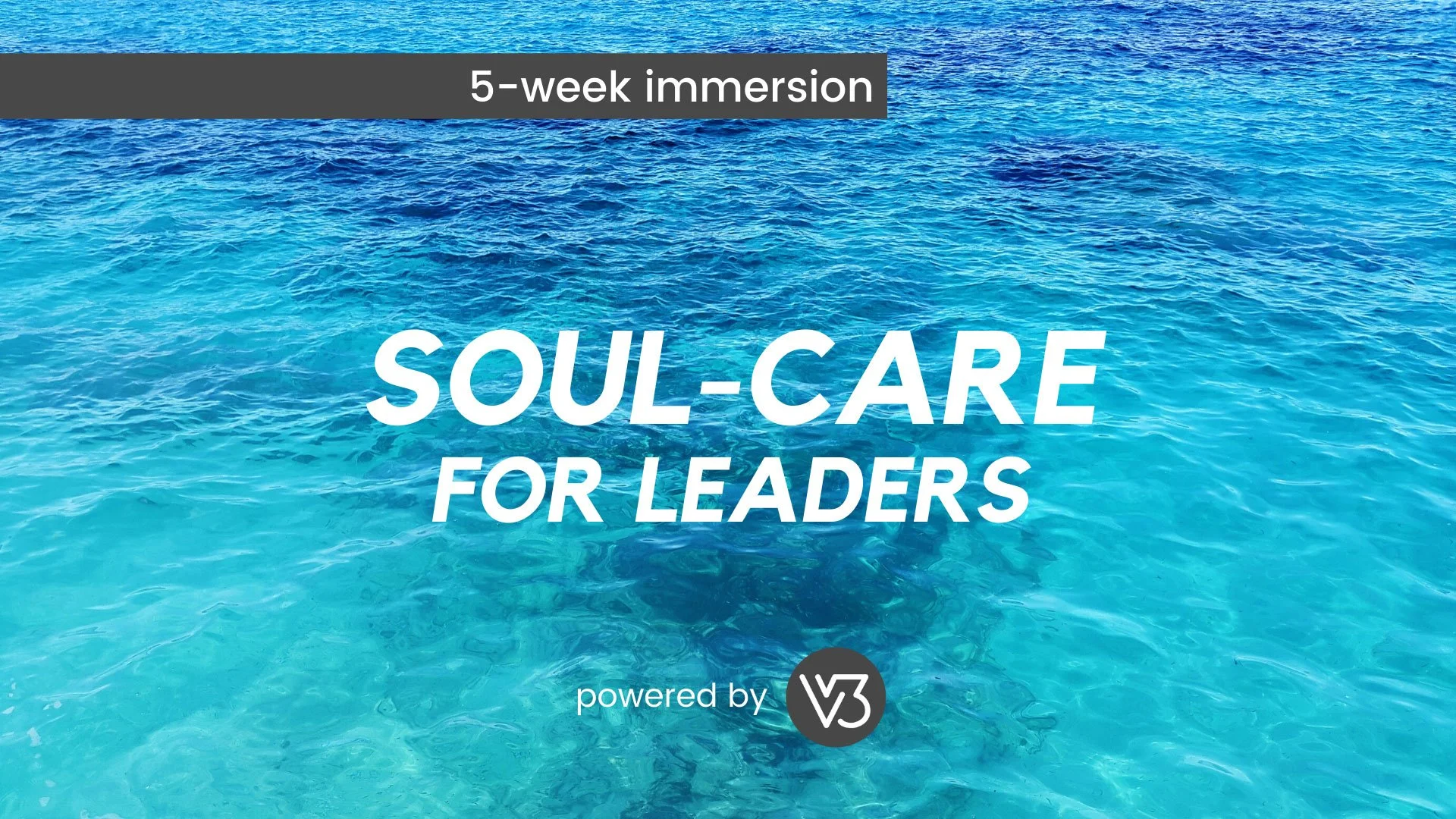 Soul-Care for Leaders Immersion