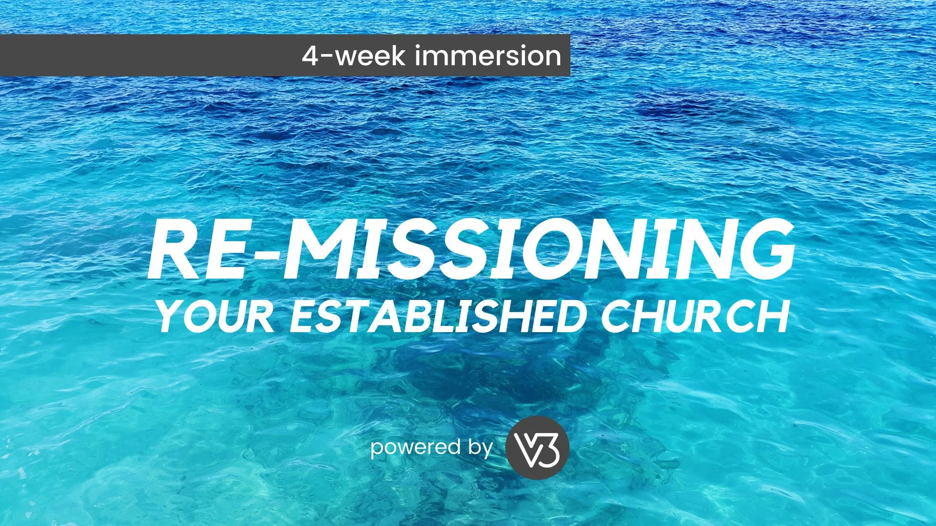Re-Missioning Your Established Church Immersion
