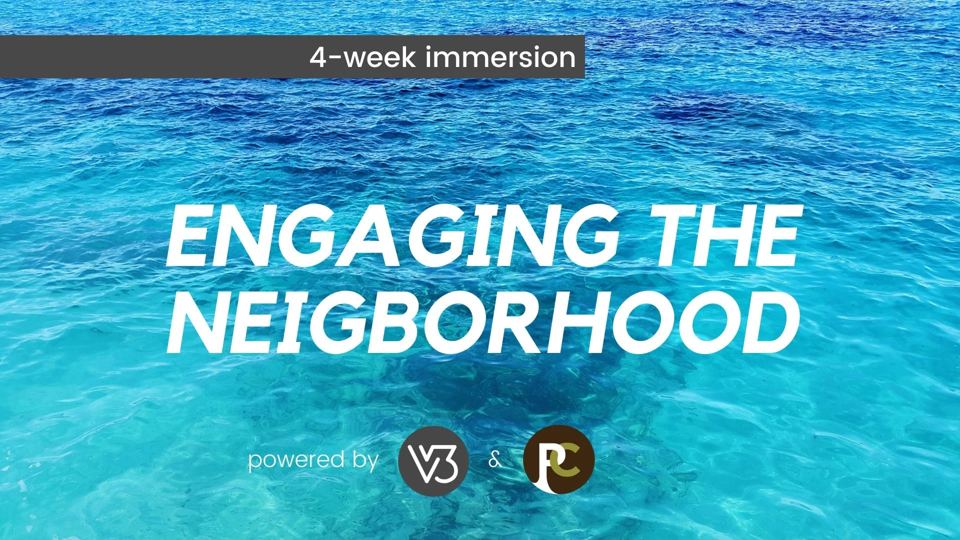 Engaging the Neighborhood Immersion