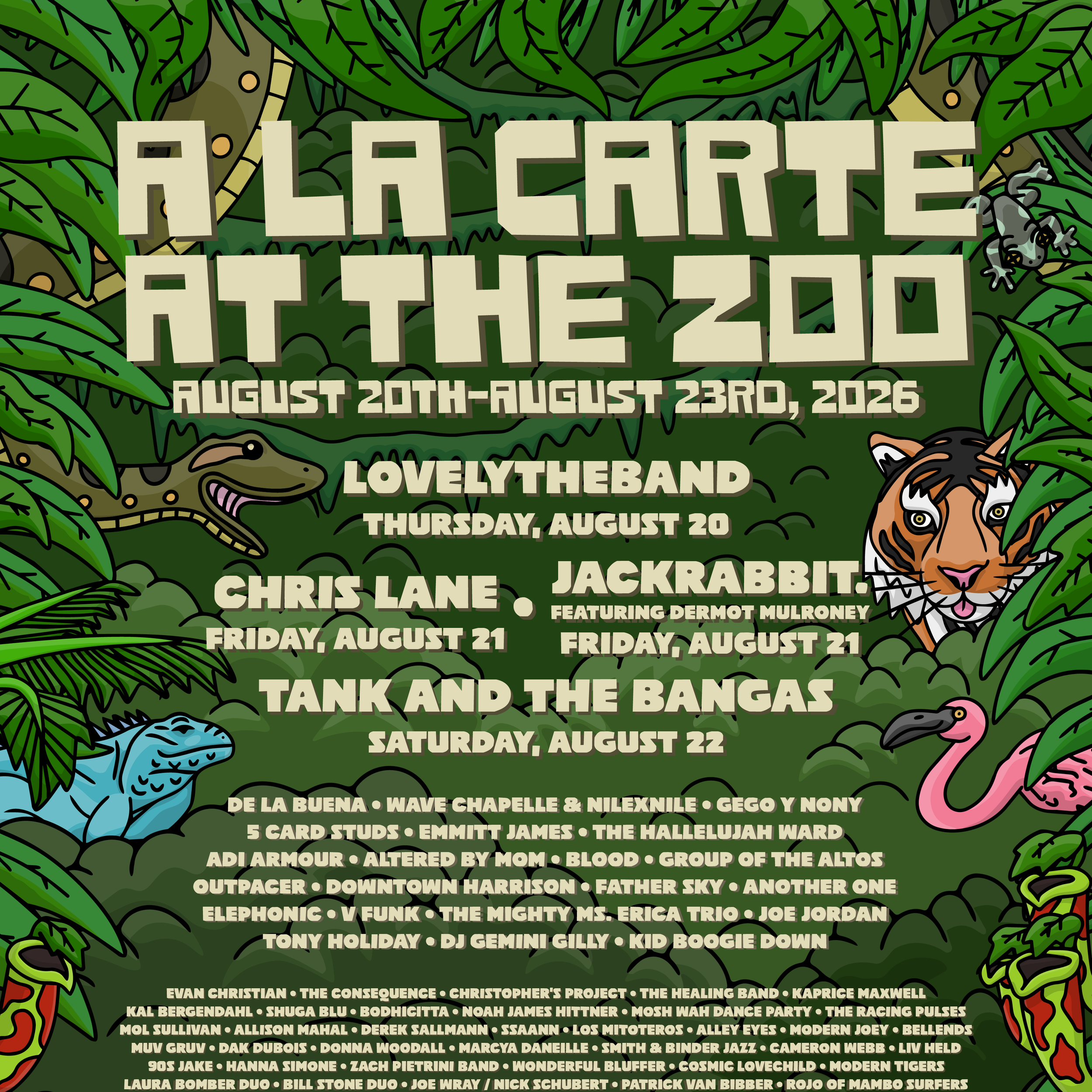 Milwaukee County Zoo A La Carte 2026 Flyer