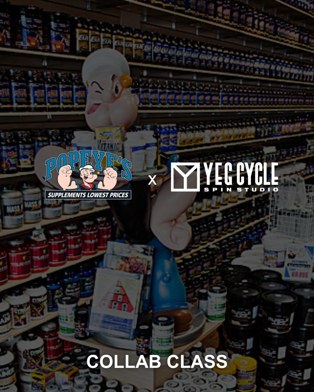 YEG CYCLE x Popeyes ✨ @popeyes_albertanorth

Join us tomorrow, November 23rd and receive samples and learn about the products that they offer!

📣 Bikergang can also get 10% off - just mention at any Popeye's location that you spin at YEG Cycle, and 