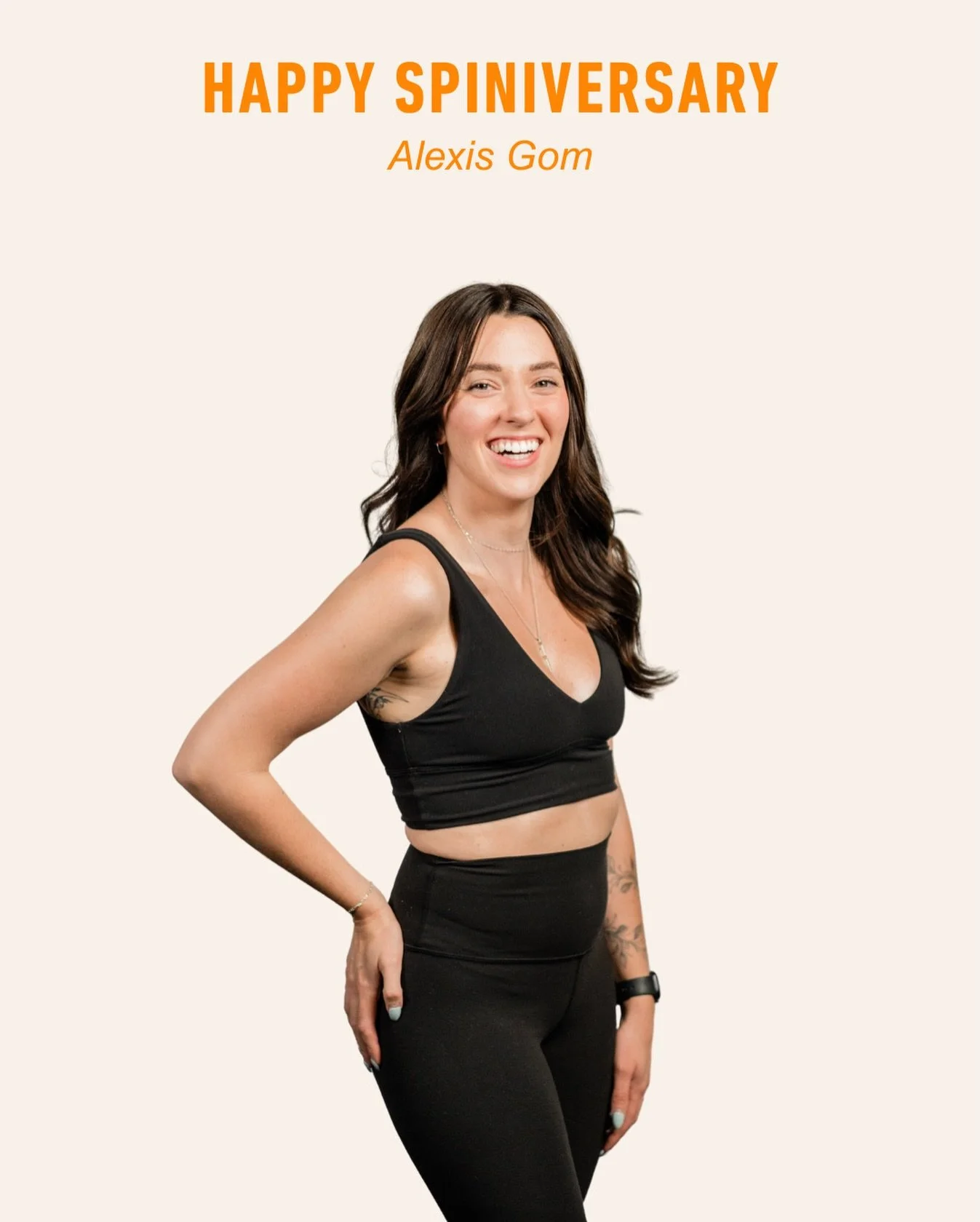 🎉🚲 𝟮 𝗬𝗘𝗔𝗥 𝗦𝗣𝗜𝗡𝗜𝗩𝗘𝗥𝗦𝗔𝗥𝗬: Alexis Gom 🚲🎉
⠀⠀⠀⠀⠀⠀⠀⠀⠀
Ride in her classes every:
🧡 Sunday 8:00AM @ Jasper Ave
🧡 Wednesday 4:45PM @ Jasper Ave
⠀⠀⠀⠀⠀⠀⠀⠀⠀
Let&rsquo;s all give some love in the comments below ⬇️ @alexismgom