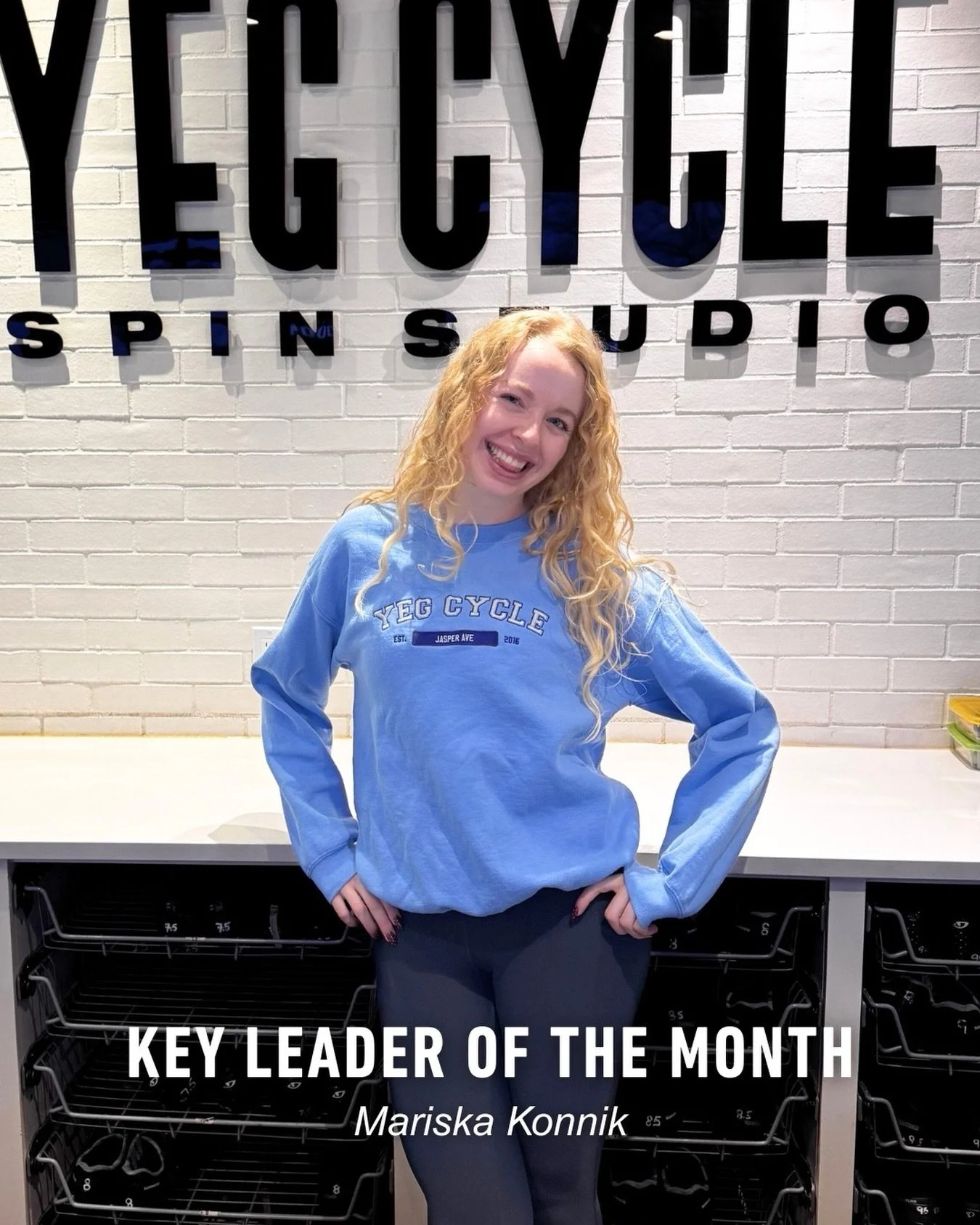 Meet our March Key Leader of the Month, Mariska Konnik 🧡
⠀⠀⠀⠀⠀⠀⠀⠀⠀
Mariska truly embodies our community and culture. She brings such a bright, positive energy every time she walks through the doors. Always smiling, always upbeat, and always willing 