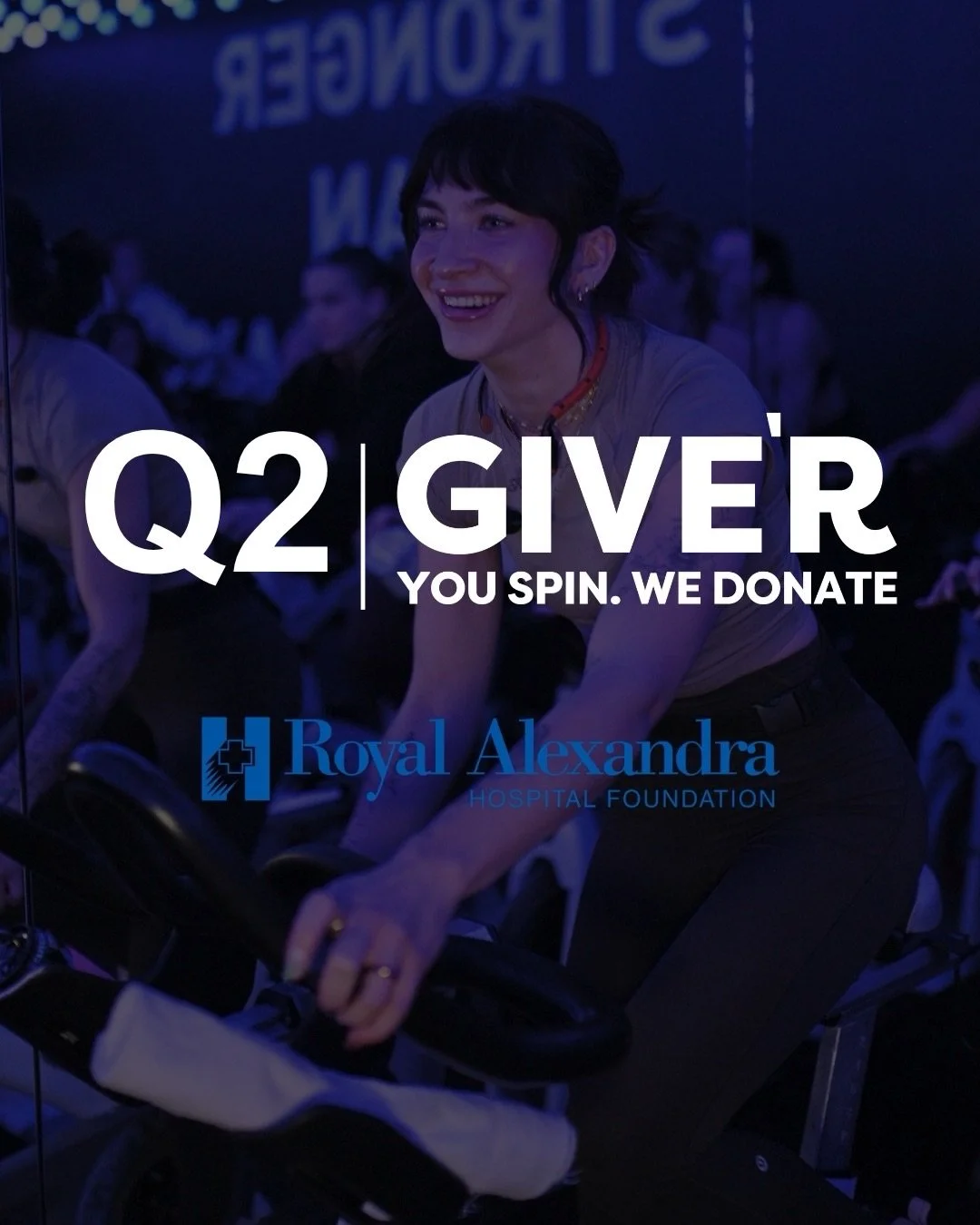 🧡 2026 Q2 GIVE&rsquo;R CHARITY: @rahfoundation 🚲
⠀⠀⠀⠀⠀⠀⠀⠀⠀
Start spinning for our GIVE&rsquo;R charity every Friday for half off spin with all proceeds going to Royal Alexandra Hospital Foundation (CAMH Foundation).
⠀⠀⠀⠀⠀⠀⠀⠀⠀
Purchase a $16 GIVE&rs