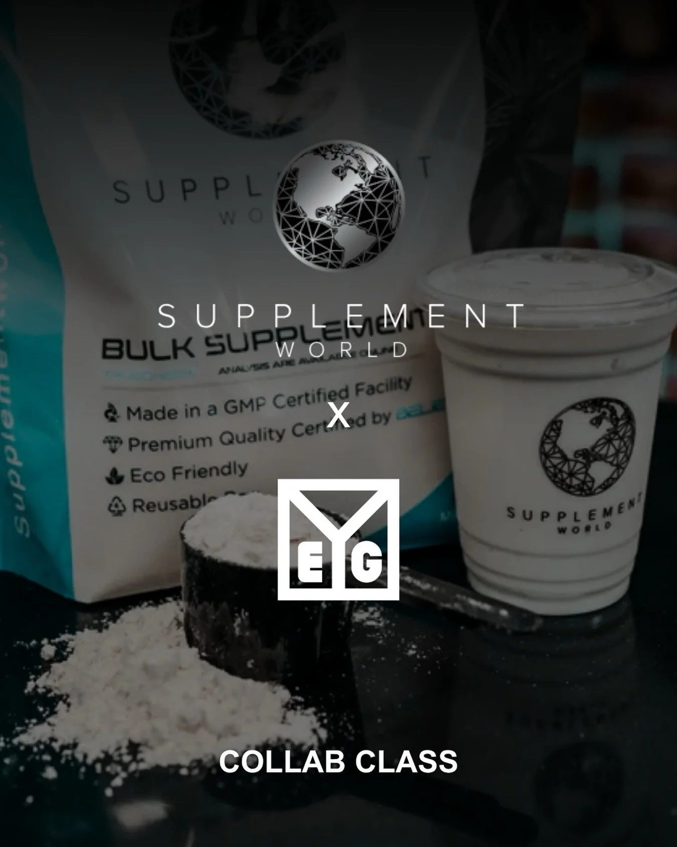 Supplement World x Spin 💪 Join us April 18th from 9:00am - 1:00pm and sample products post-class!
⠀⠀⠀⠀⠀⠀⠀⠀⠀
There will be a hydration station with electrolytes and post-workout recovery for riders after class.