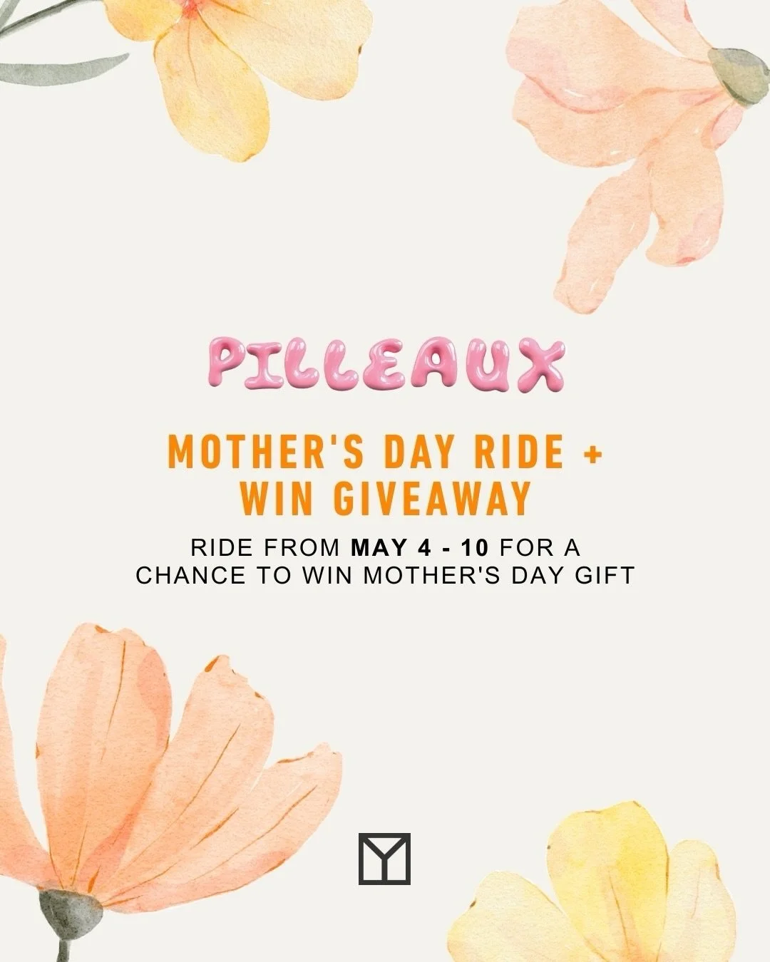 Ride + Win to celebrate Mother&rsquo;s Day 🌸 @pilleaux.co
⠀⠀⠀⠀⠀⠀⠀⠀⠀
Ride from May 4th - 10th for a chance to win PILLEAUX Neck Pillow &amp; Scrunchie + YEG CYCLE 5 Class Pack ✨ (1 class = 1 entry)
⠀⠀⠀⠀⠀⠀⠀⠀⠀
*Winner will be announced and contacted Ma