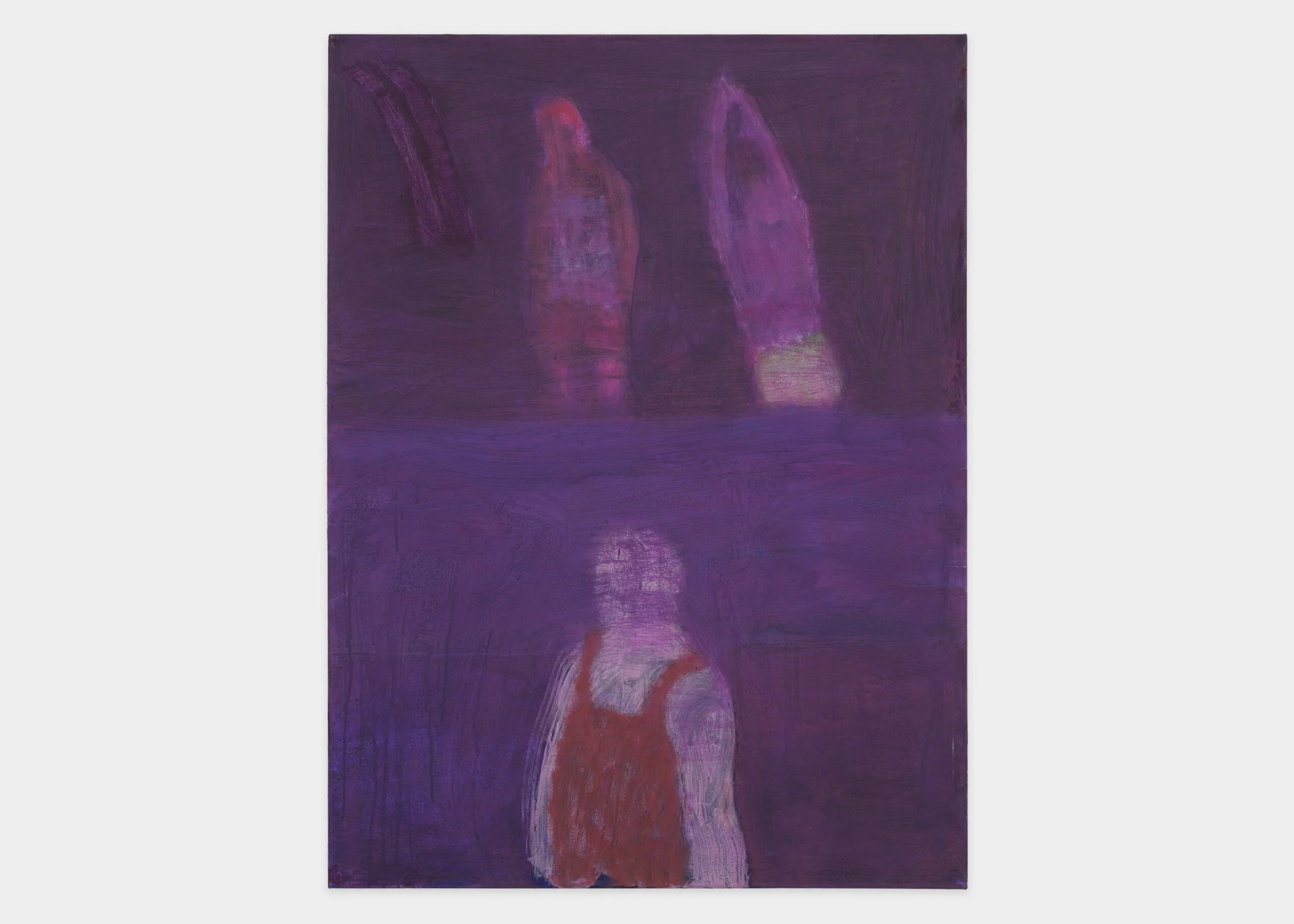 Katherine Bradford magenta free acrylic canvas