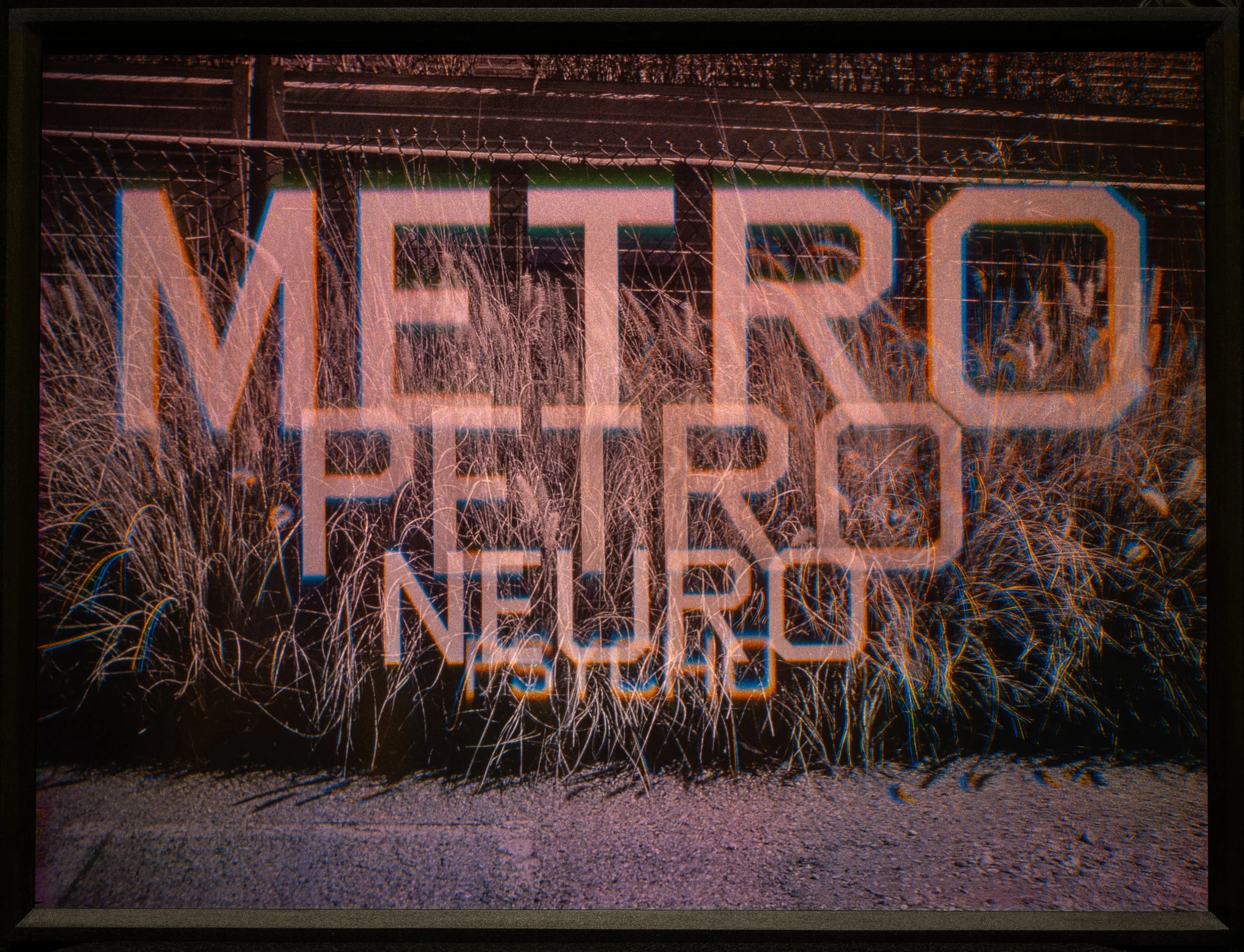 Ed Ruscha Metro Petro Neuro psycho hologram 2022
