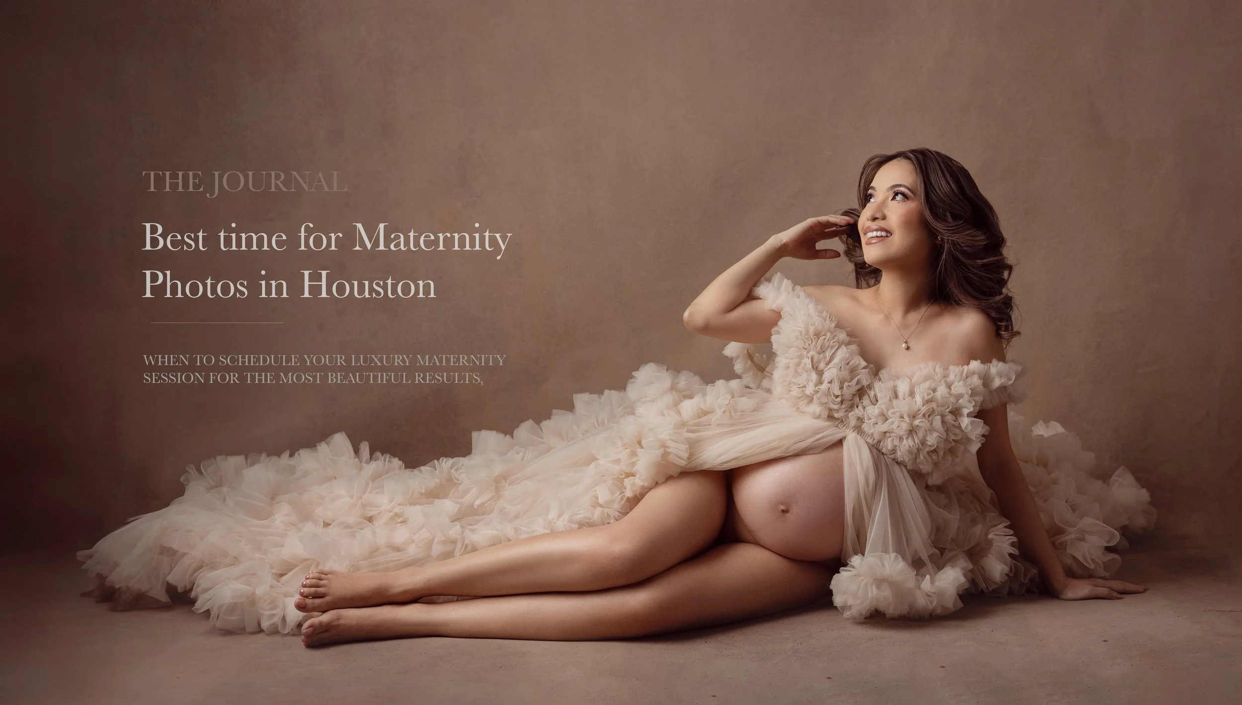 Best Time for Maternity Photos in Houston