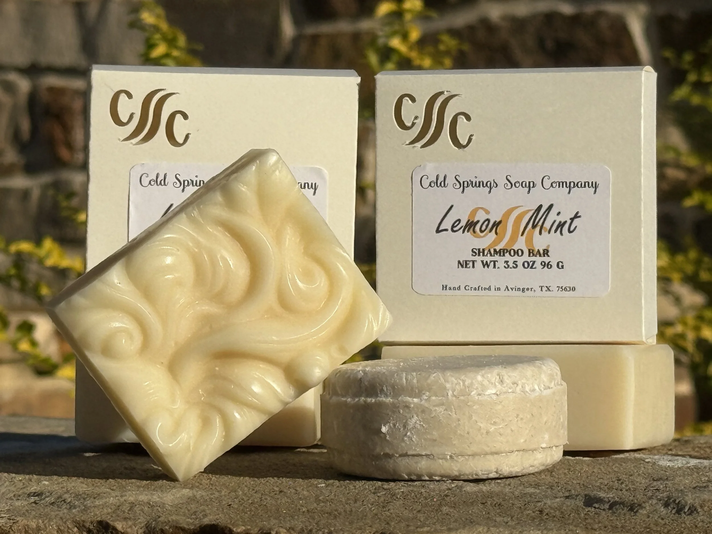 Lemon Mint Rice Shampoo Bar