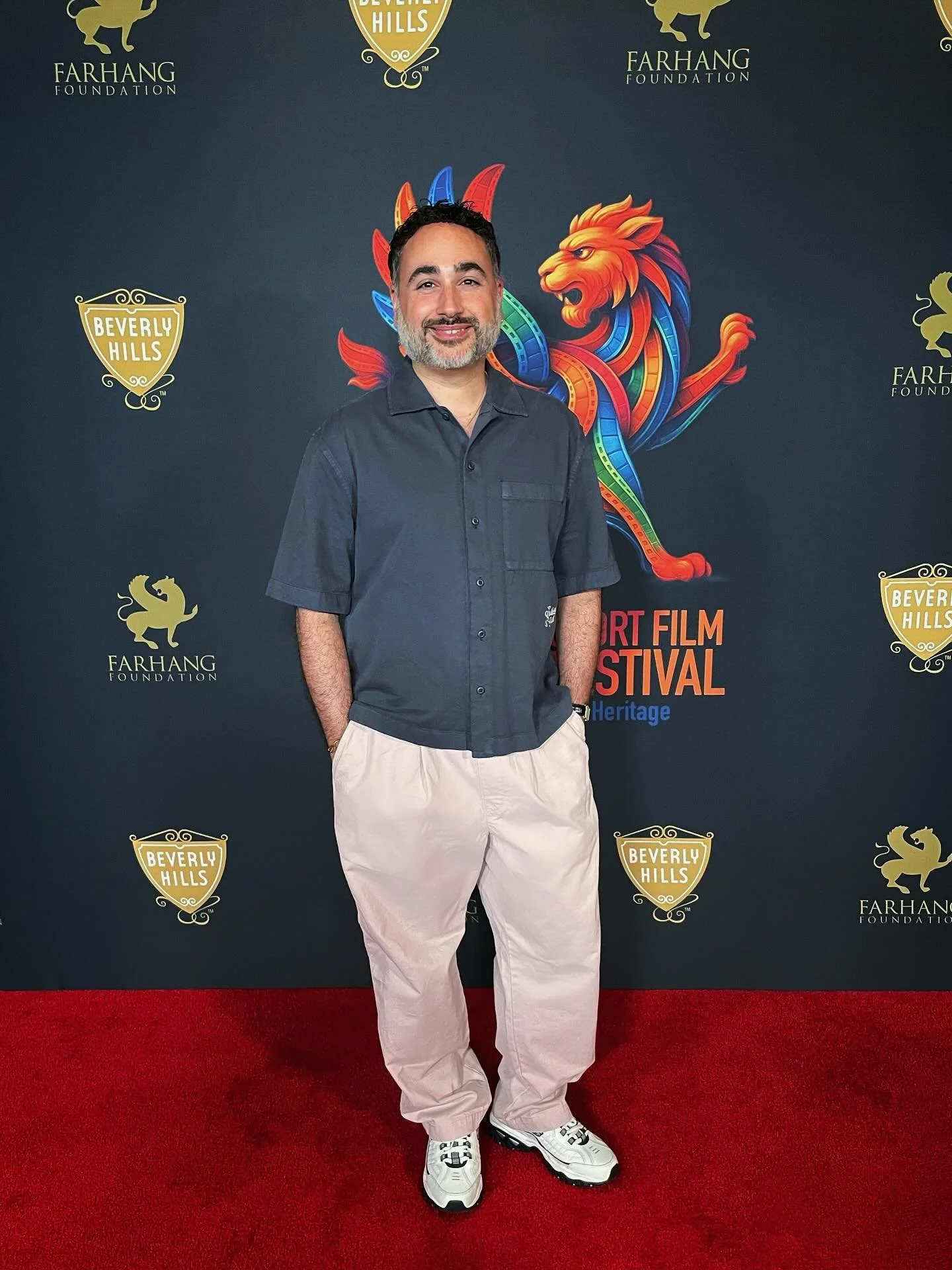 a wonderful evening with @farhangfoundation at the @thewallisbh for farhang&rsquo;s short film festival. you can now watch the four winning films on the farhang website. don&rsquo;t miss the chance to see these truly moving shorts.