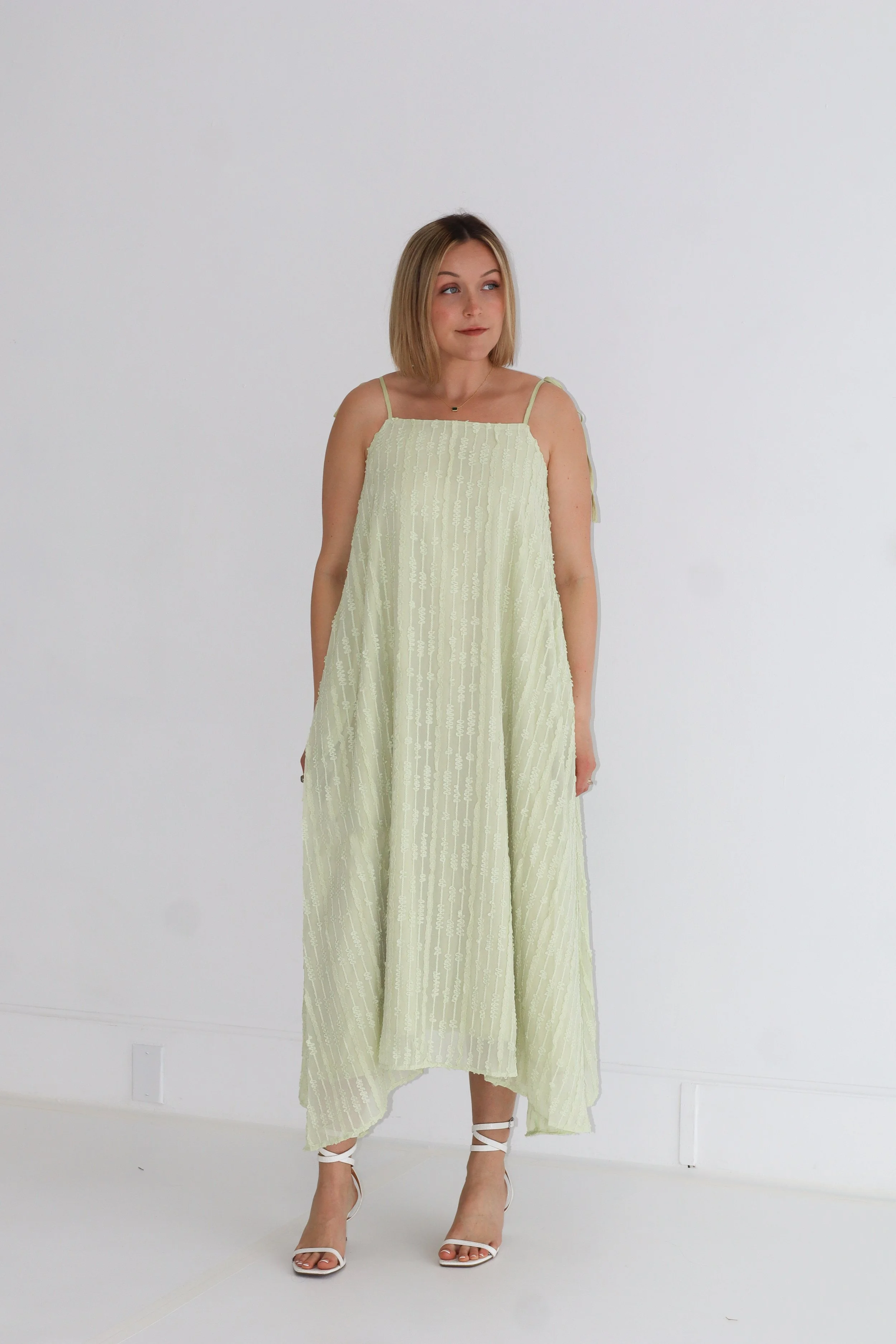 Maxi Dress with Tie Straps