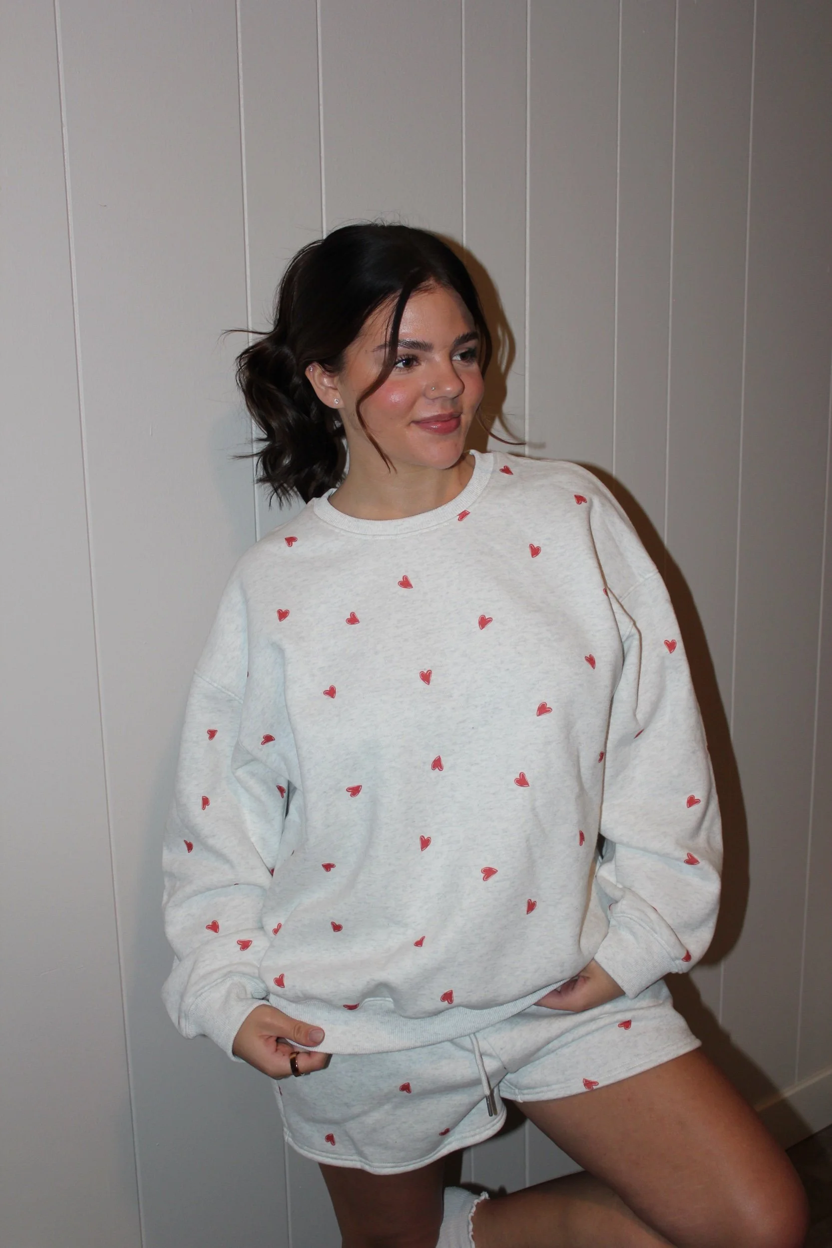 Heart Print 2 Piece Set