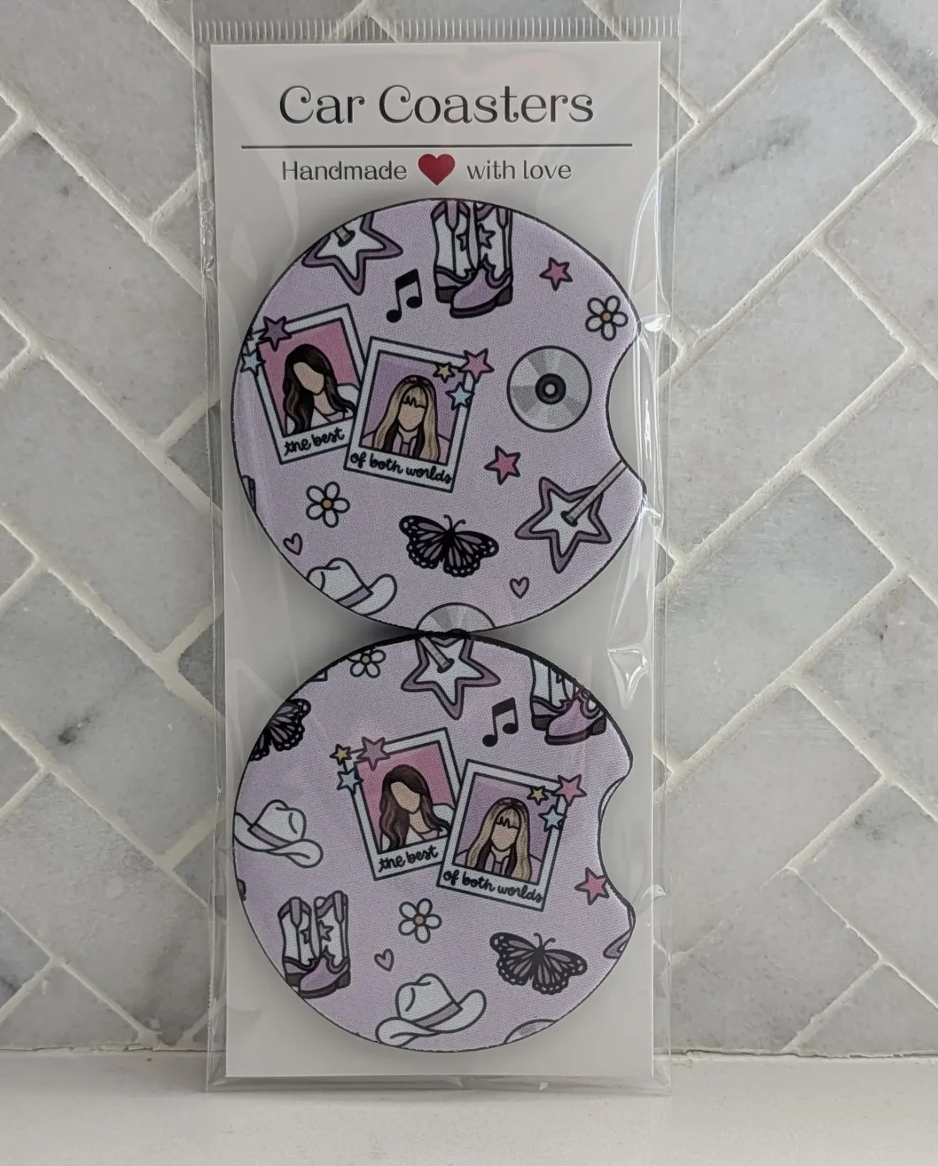 Hannah Montana Car Coasters
