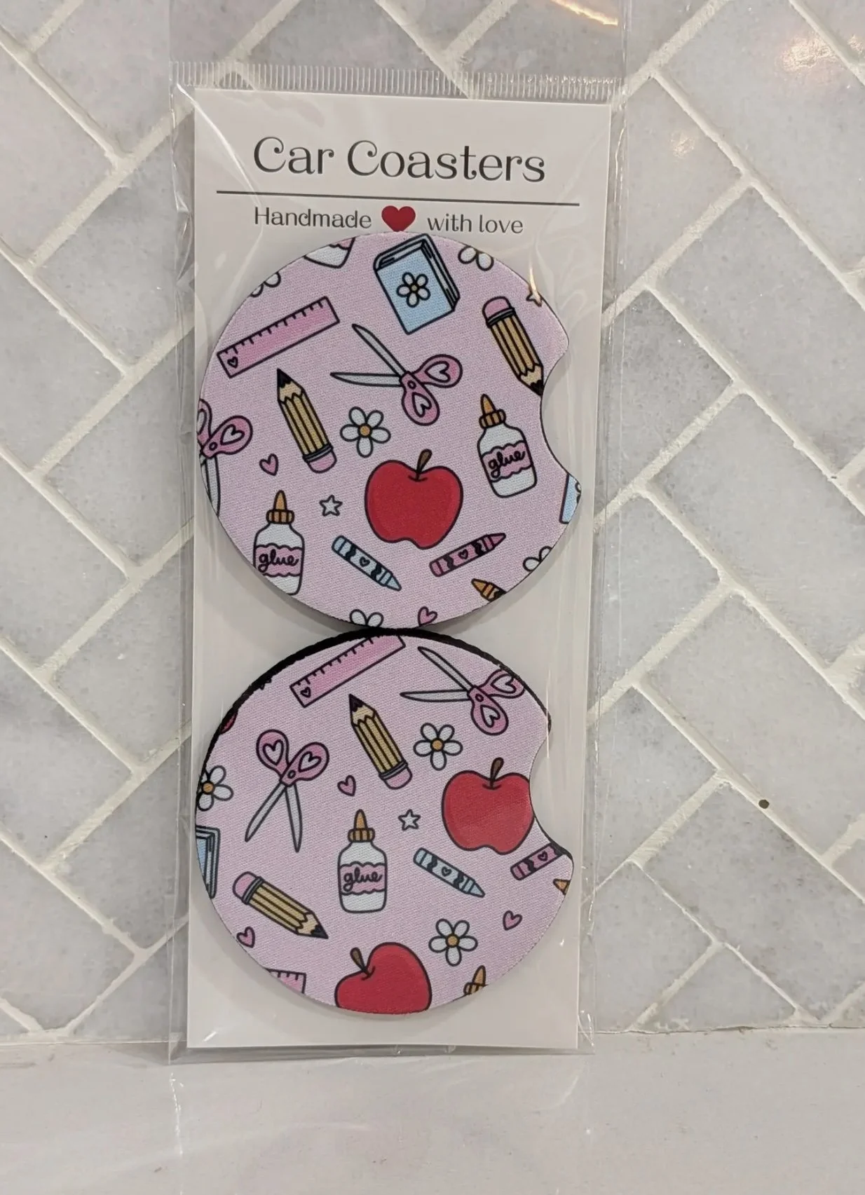 Teacher Car Coasters