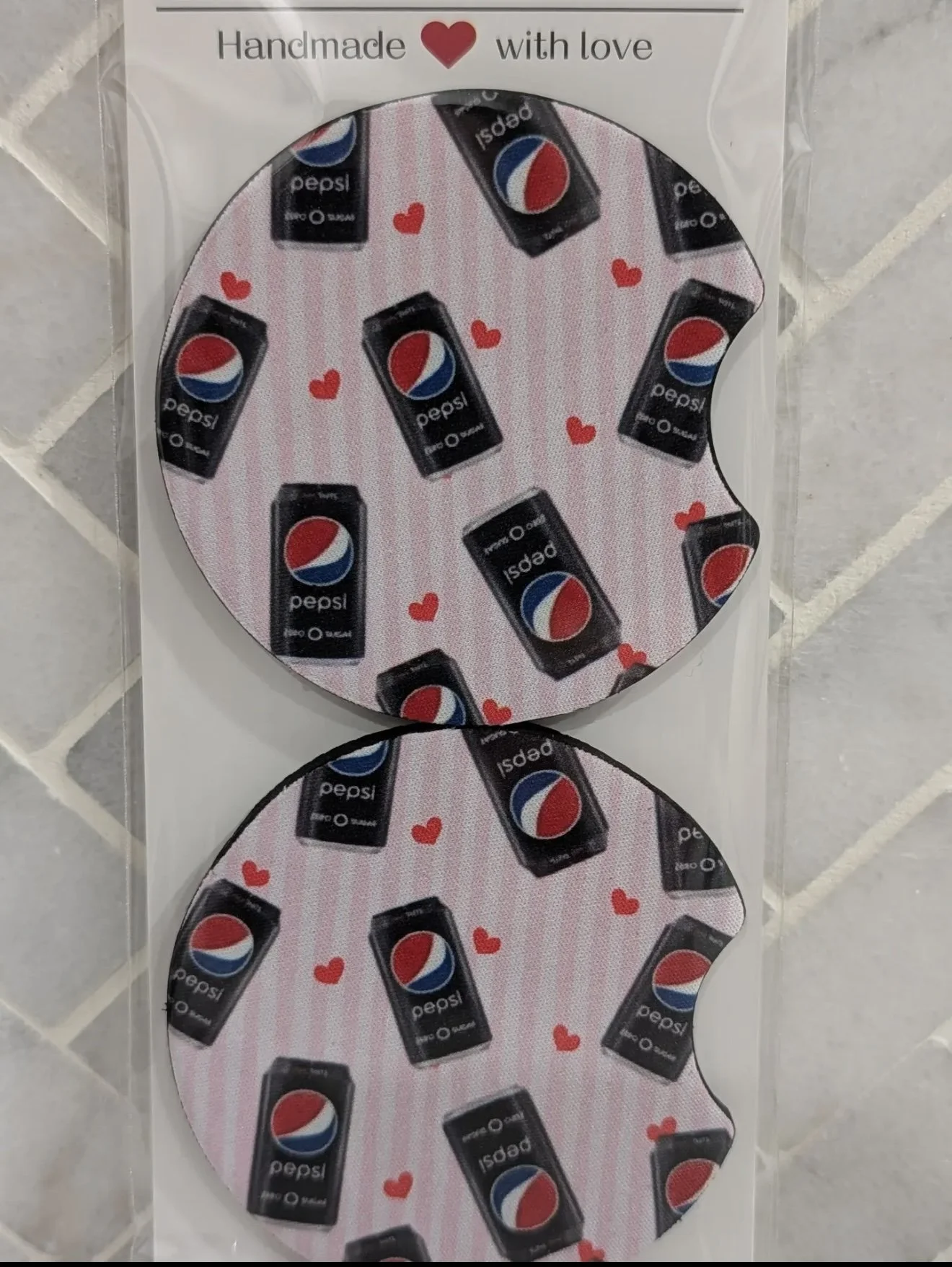 Pepsi Zero Car Coasters