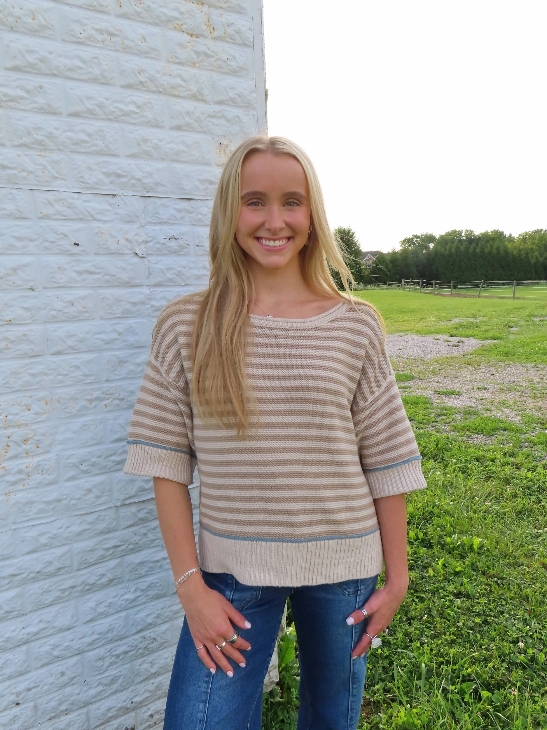 Striped Staple Sweater