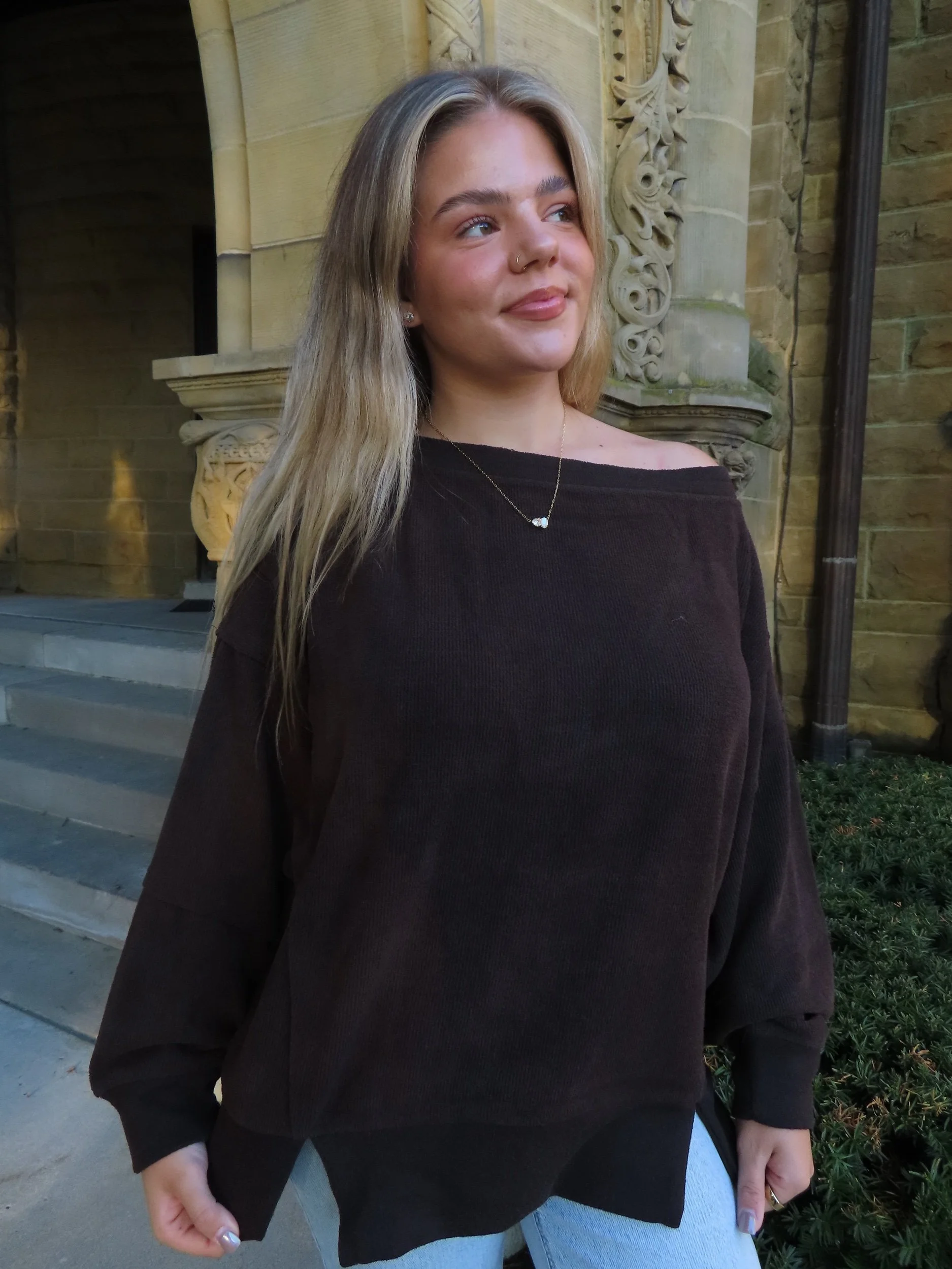 Brown Boat Sweater