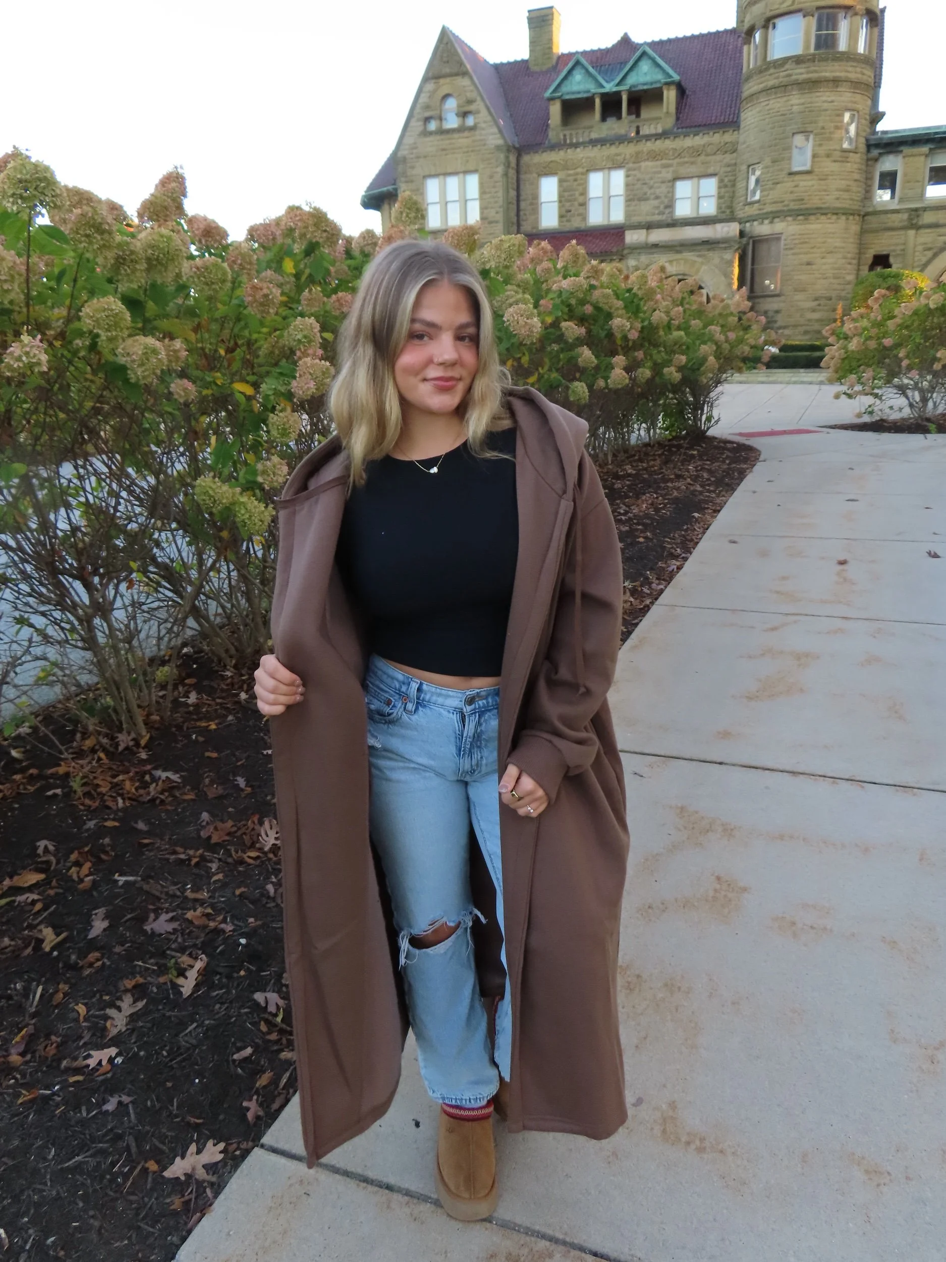 Chocolate Open Jacket