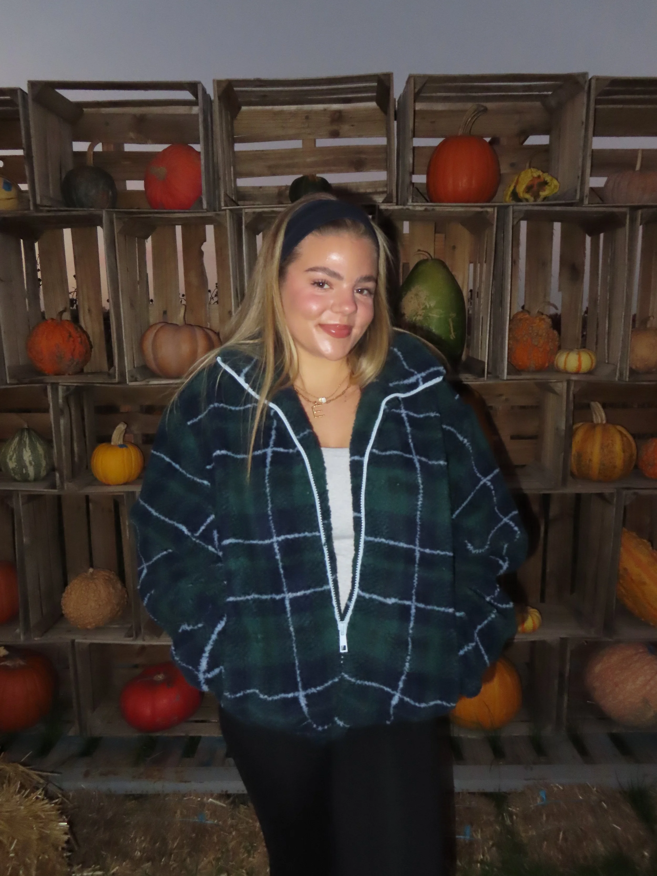 Plaid Sherpa Jacket