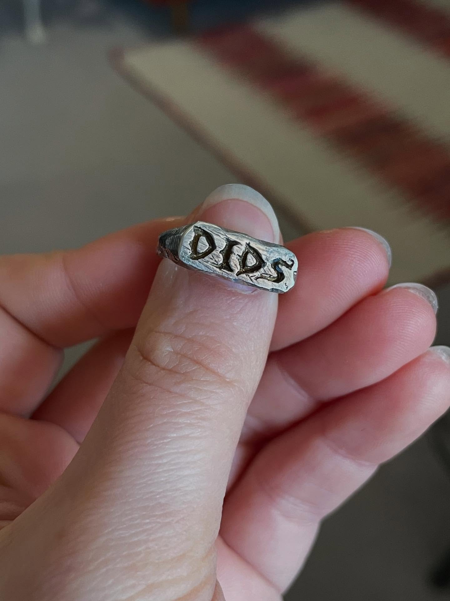 Pinky ring for dids! 👊🏼 @dids._  Solid sterling silver 🫦  #jewellery #rings #silverjewellery