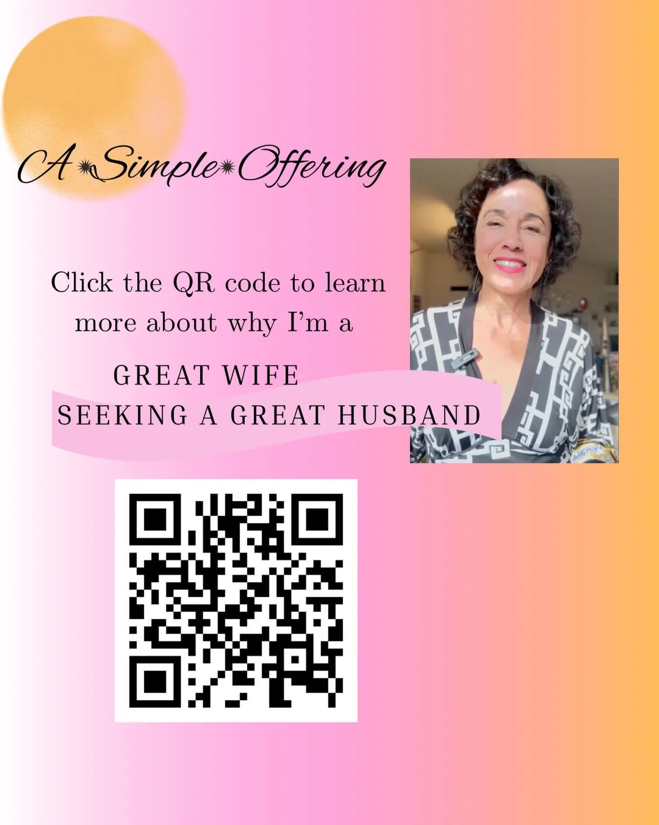 🌸 This video is a gentle introduction. A way of speaking in my own voice, without hurry. ⁣
I&rsquo;m a woman who still believes in marriage as a meaningful choice. I value depth, strong masculine presence 🔥💪🏼 and the kind of connection that grows