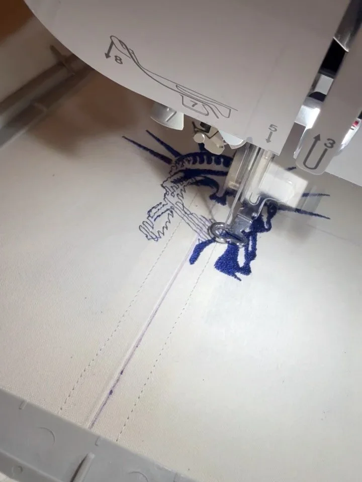 SWIPE to see more. 👉🏼 Cool things coming to life over here! 🪡🧵❤️Excited to share them with you. ⁣
🇺🇸✌🏼✨🫶🏼🎇⁣
⁣
⁣
✨ All TSV Couture vintage-inspired women&rsquo;s clothing is handcrafted as a sacred ritual &mdash; stitched slowly with prayer,